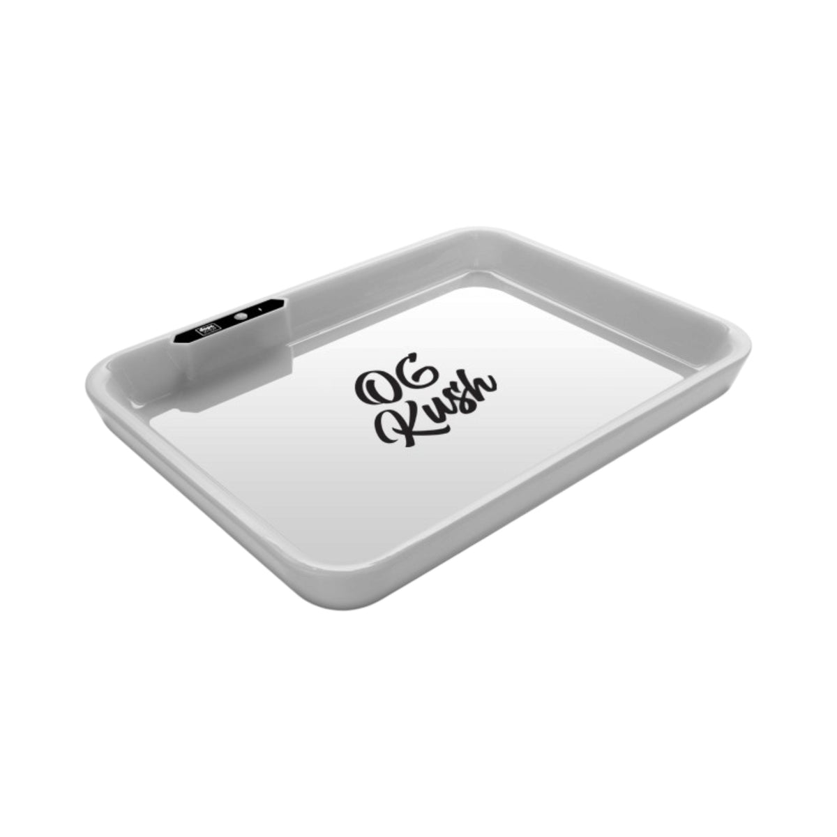 Dope Trays x OG Kush - White background black logo