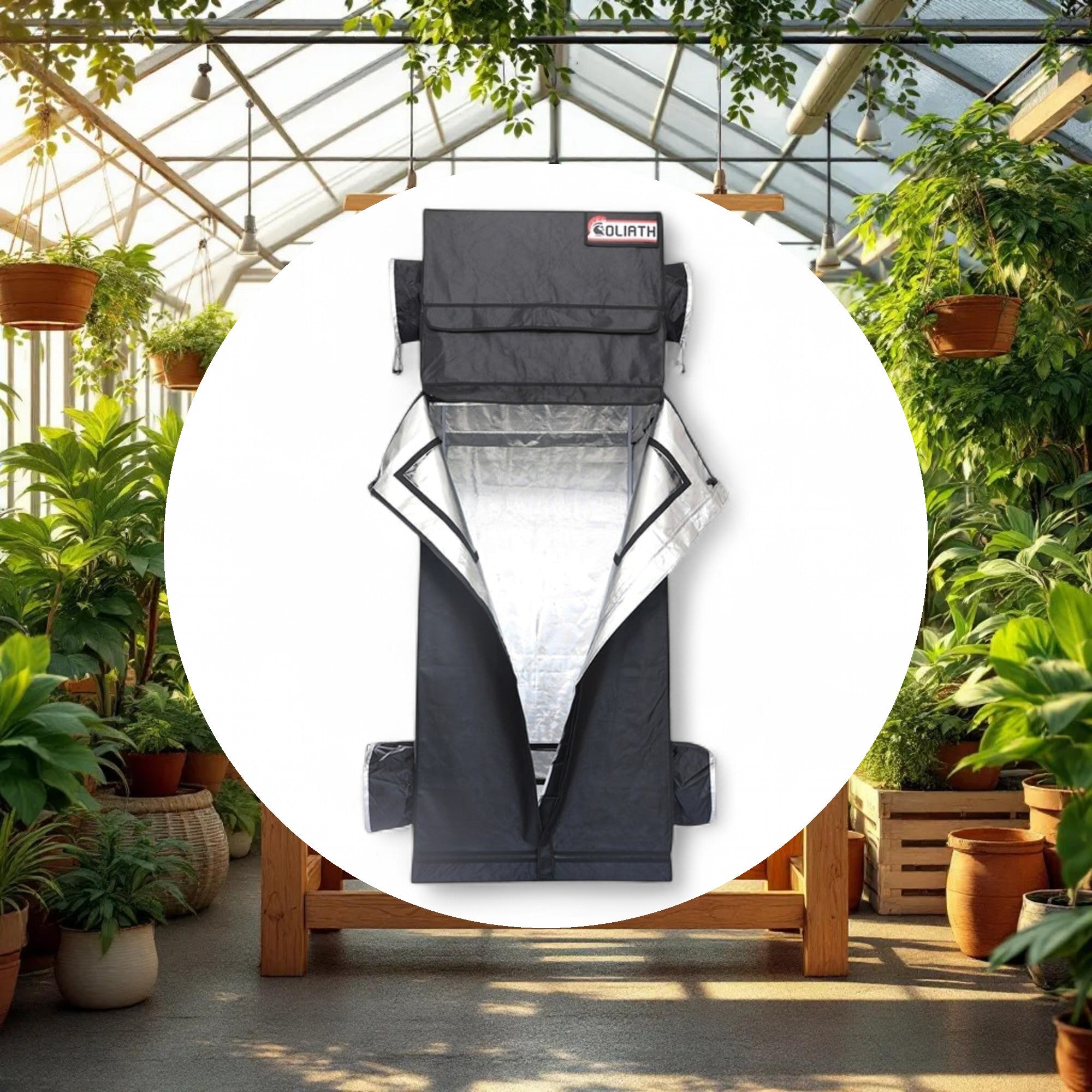 Goliath Grow Tent 3ft x 3ft x 6ft11in - 7ft11in - Image 2