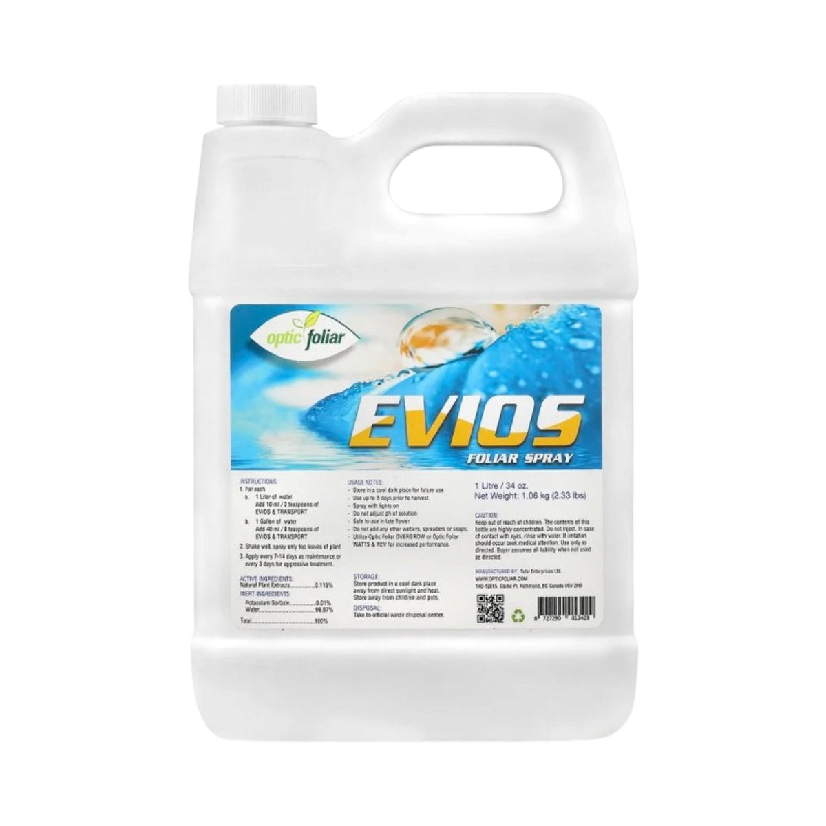 Optic Foliar EVIOS 1L