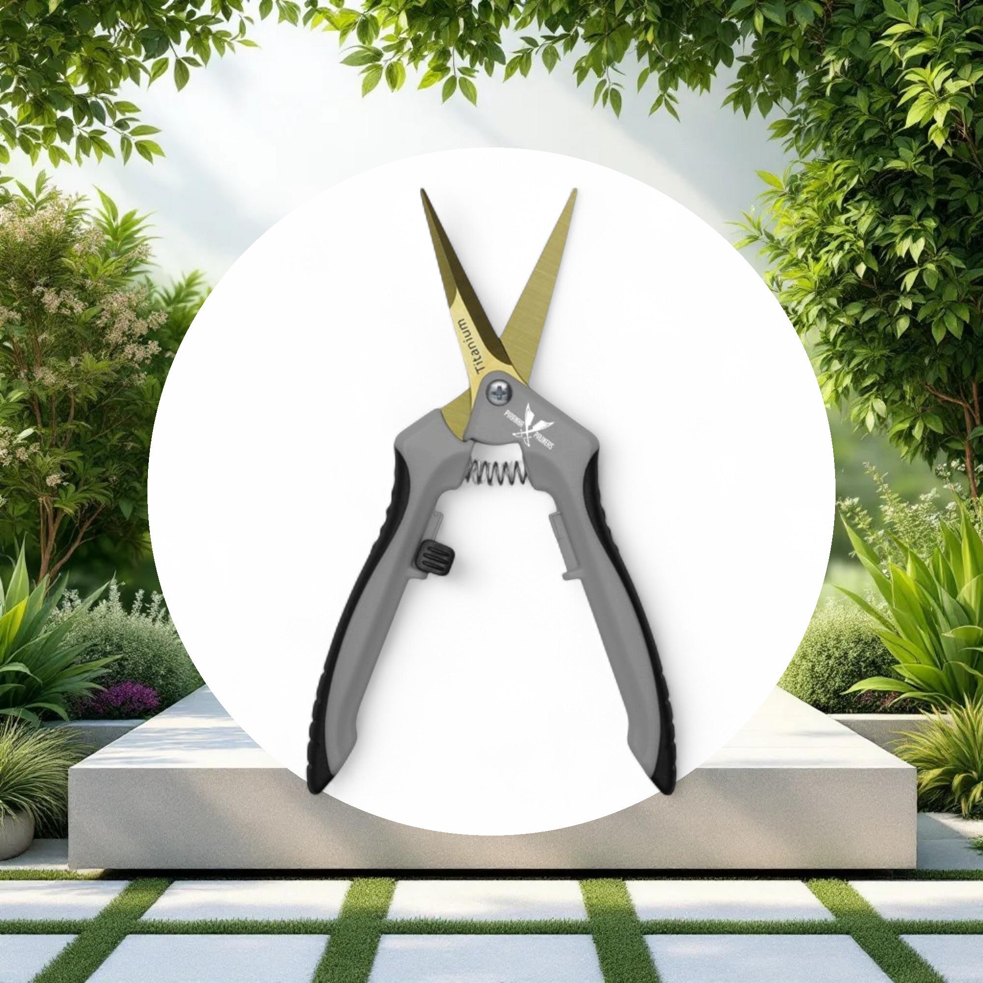 Piranha Pruner Trimming Scissors - Straight Titanium Blade - Image 2