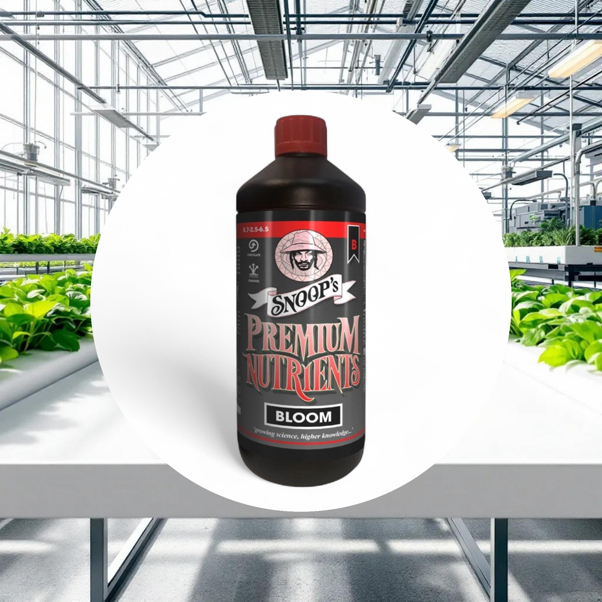 Snoop's Premium Nutrients Bloom B Circulating 5ltr 0.7-2.5-6.5 (Hydro Recirculating) - Image 2