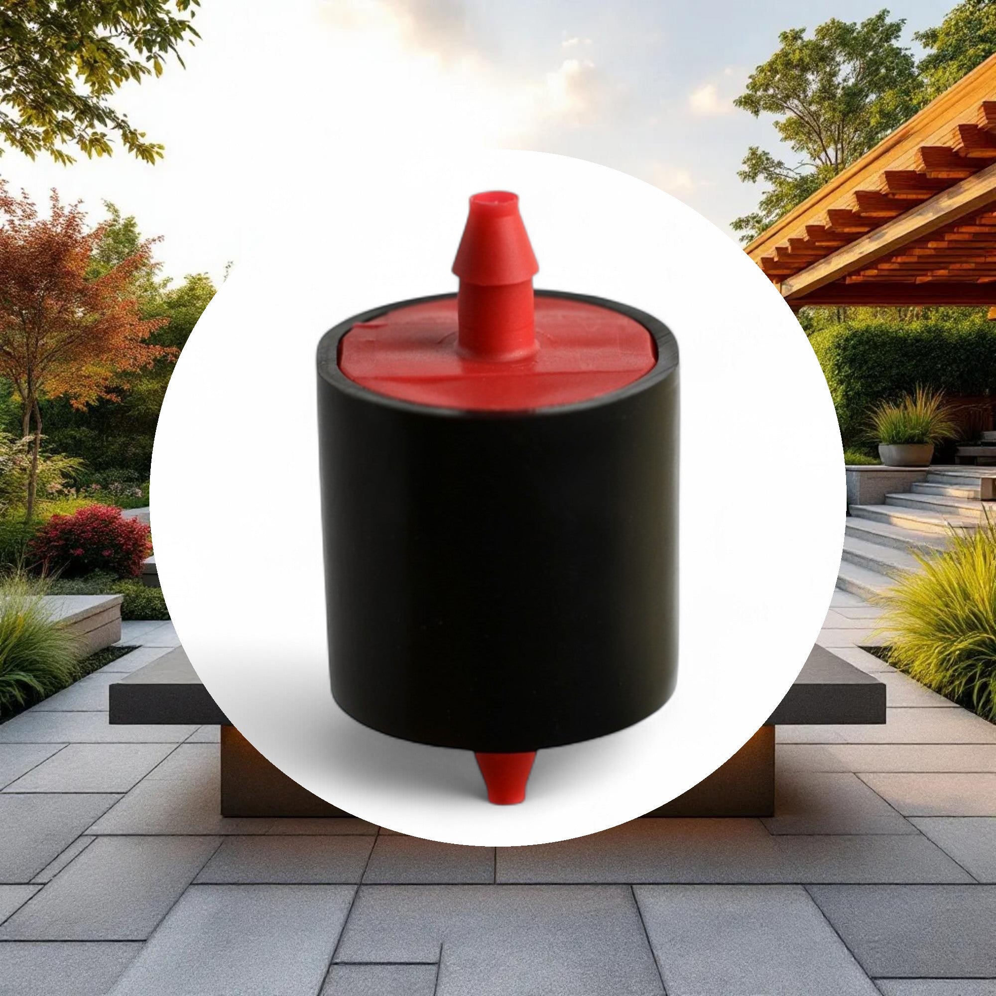 Bowsmith Non Clog Dripper Emitter 2.0 GPH Red (200pcs/Pack) - Image 4