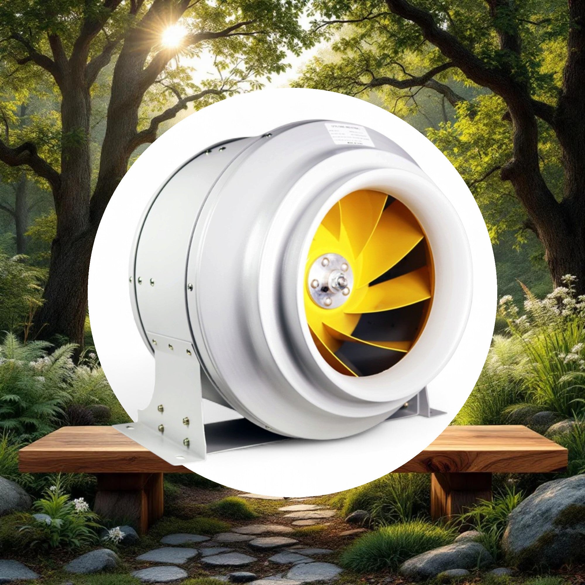F5 Fans Industrial Inline Fan 12in - Image 5