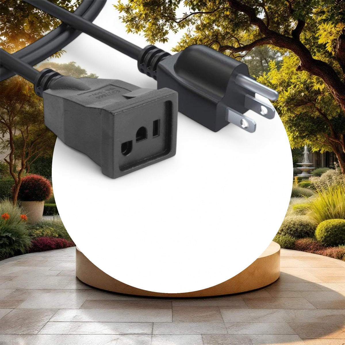 Reflector to 120V outlet adapter - Image 2