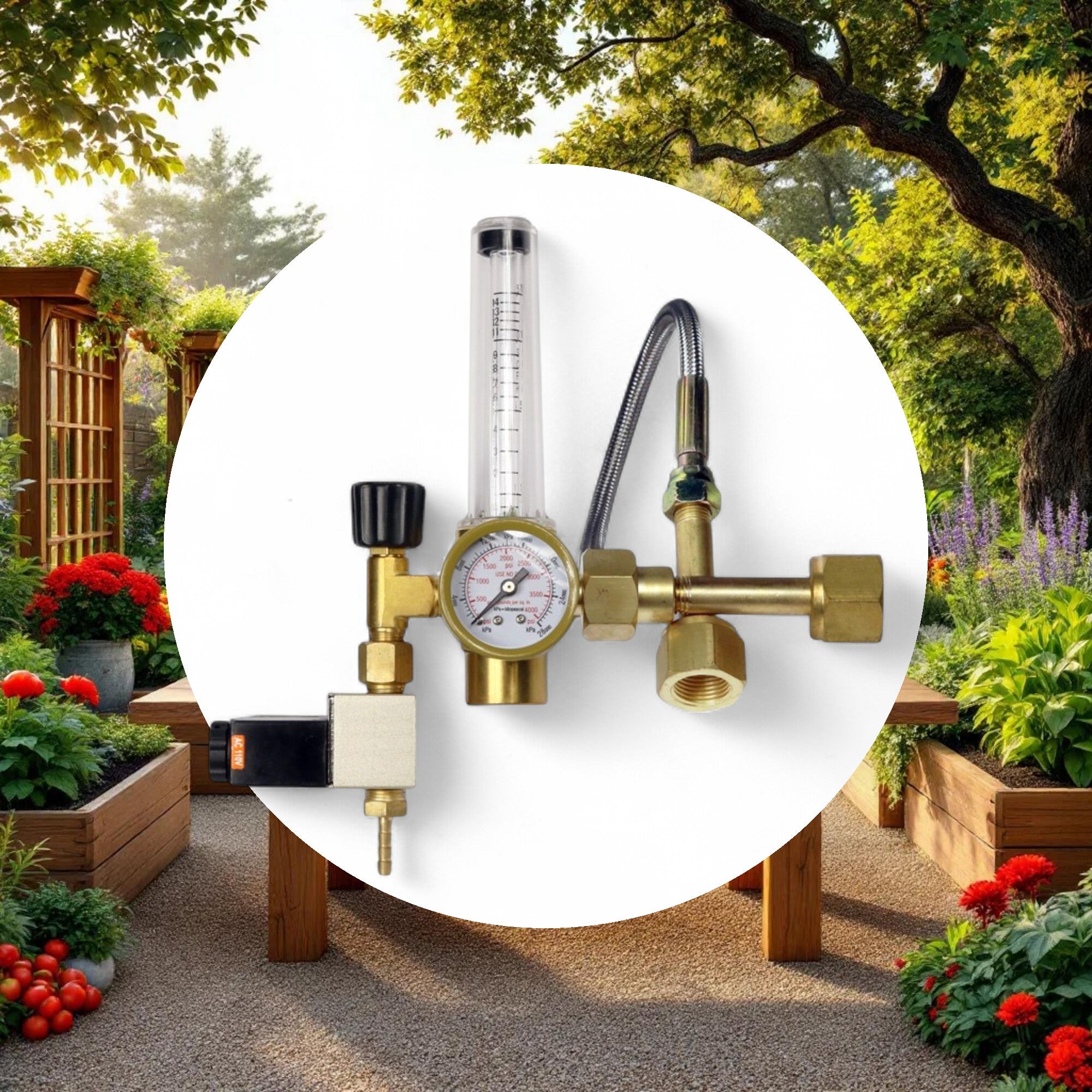~REFURBISHED~ Co2 Regulator - Dual - Image 3
