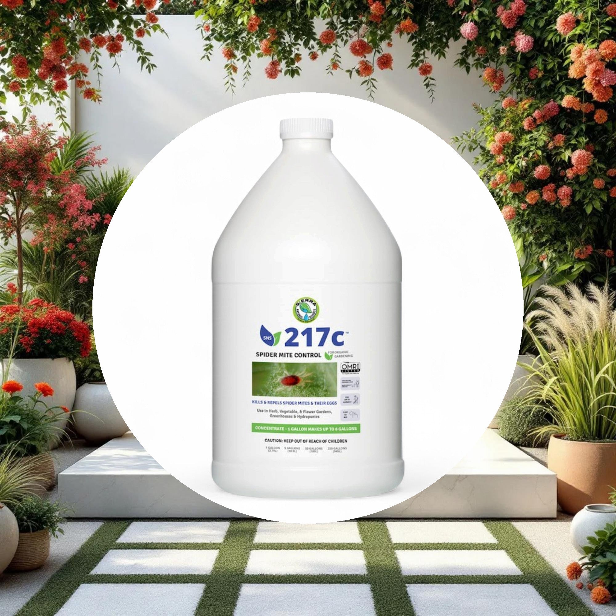 SNS 217 Spider Mite Control Concentrate 1 Gallon - Image 2