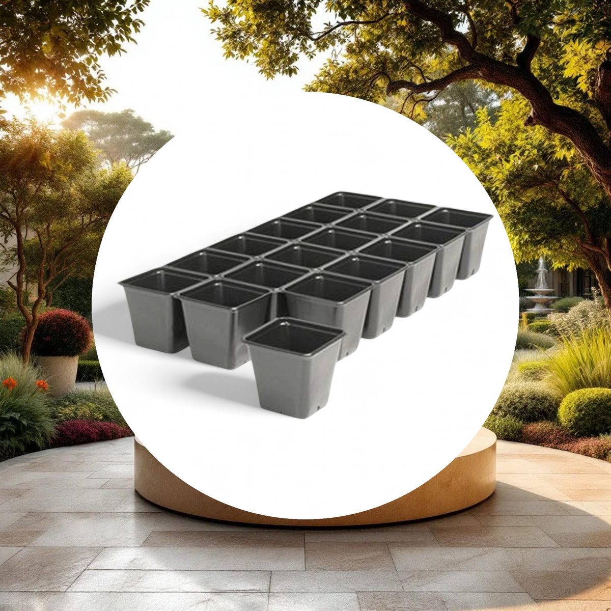 10" x 20" 18 Site Break-A-Part 3.5" Deep Pots - Image 2
