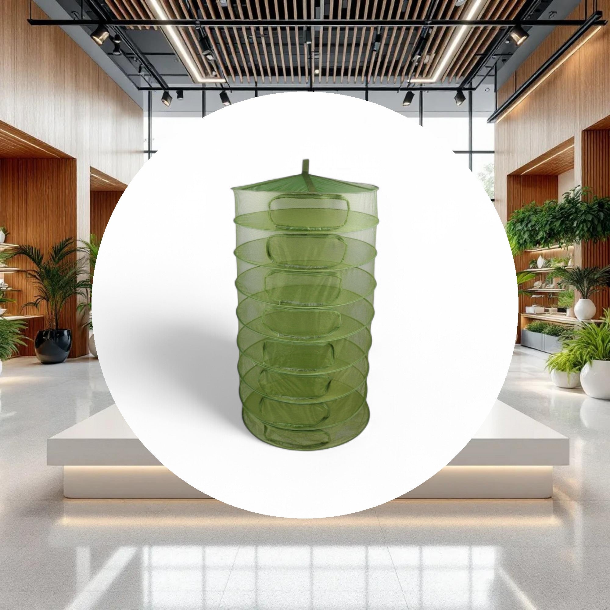 GROW1 3ft Drying Rack w/ Zipper Openings - Image 3