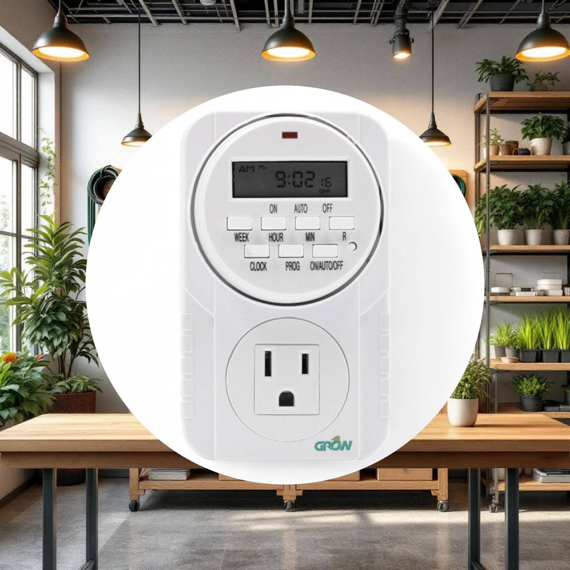 Grow1 120V Single Outlet Digital Timer - Image 4