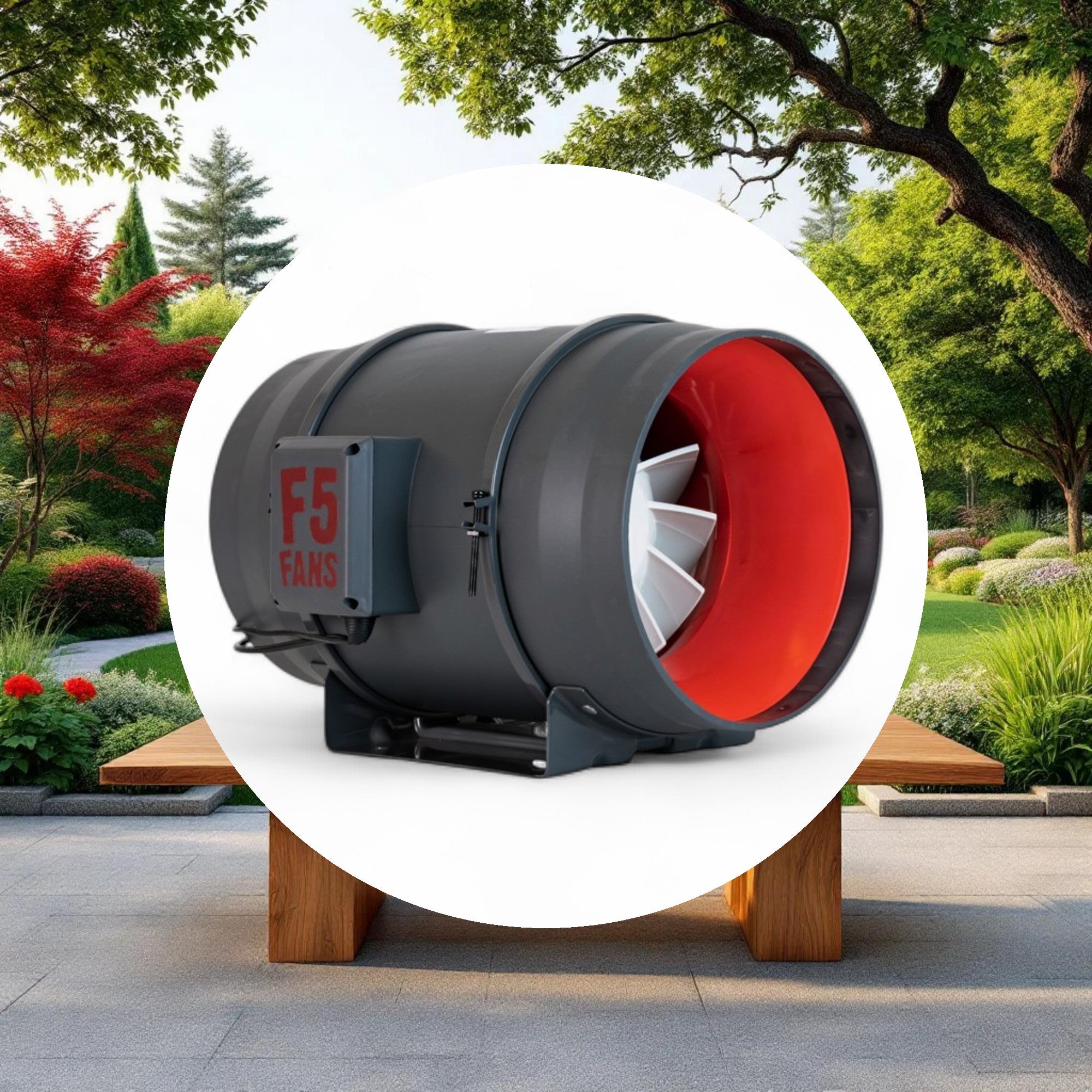 F5 Fans Turbo EC Inline Fan 10in - Image 4