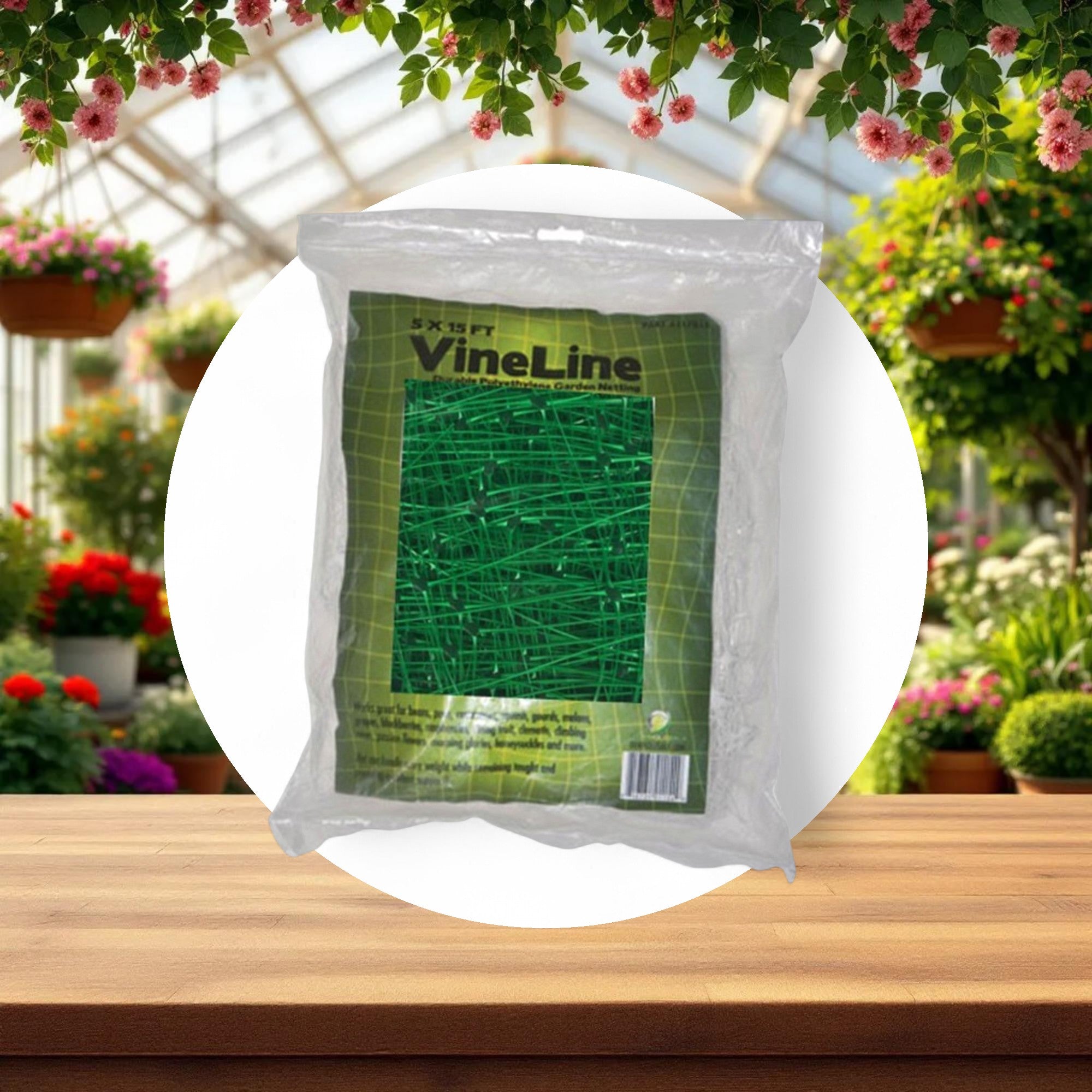 VineLine Durable Plastic Trellis Netting Green 5ft x 30ft - Image 3