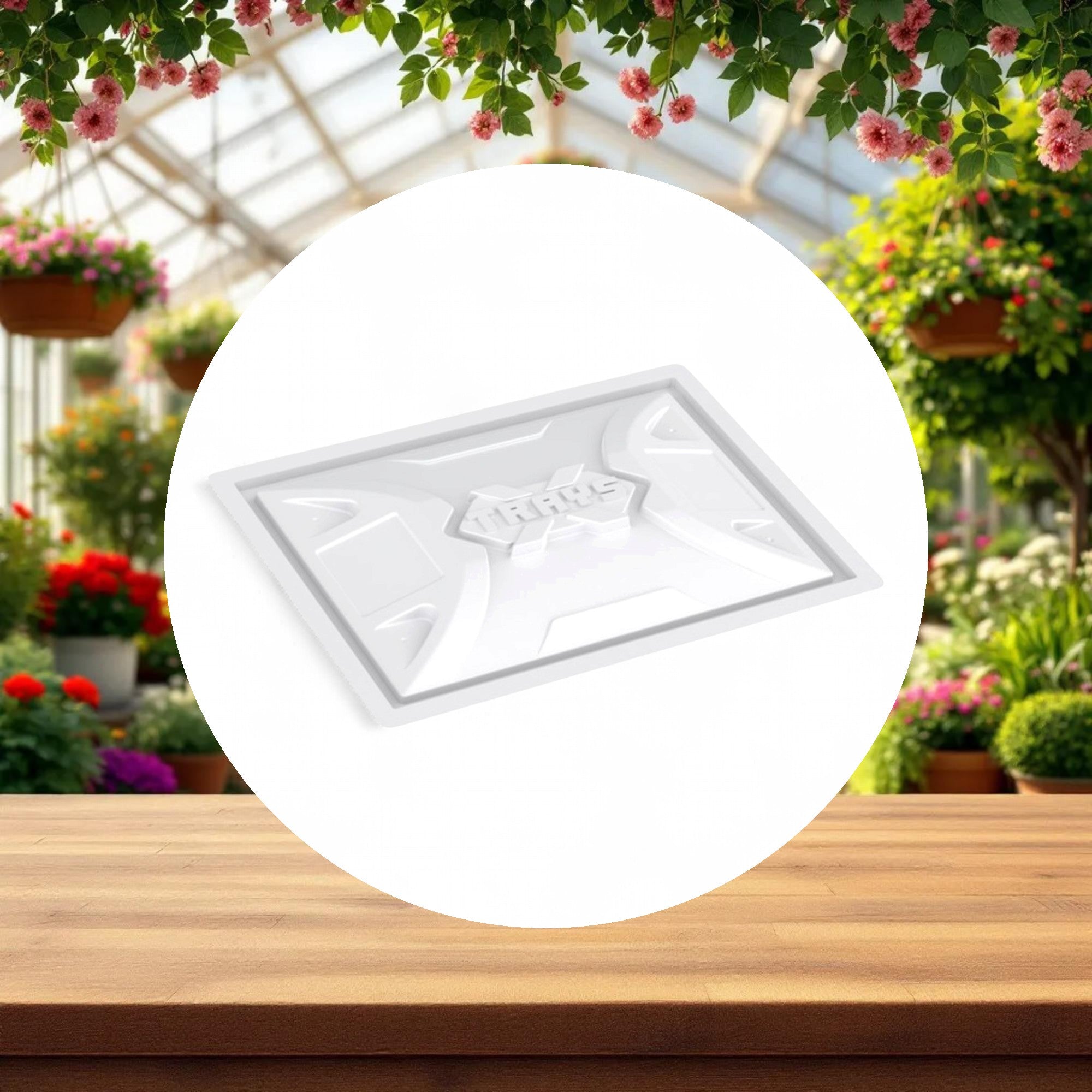 X-Trays Res. Lid 50 Gallon White - Image 3