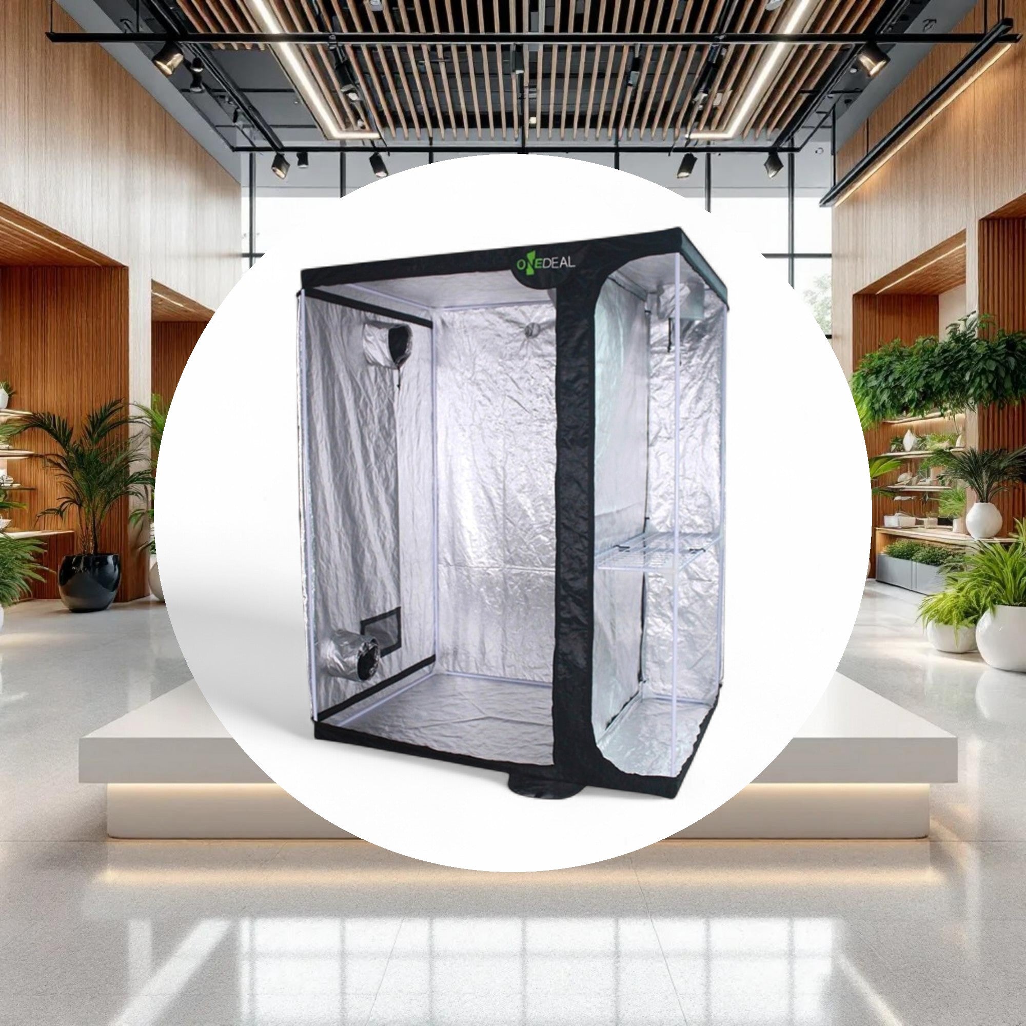 OneDeal VegFlower Grow Tent 5ft 4in x 4ft x 6ft 8in - Image 4
