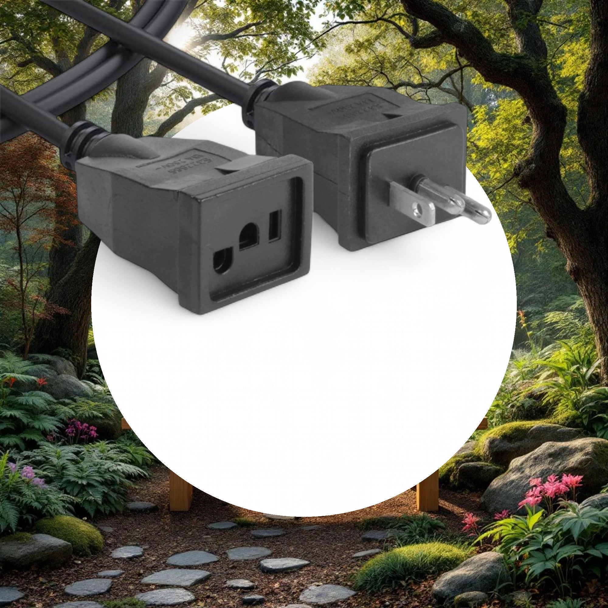 Grow1 Reflector 14 Gauge Extension Cord 15' - Image 5