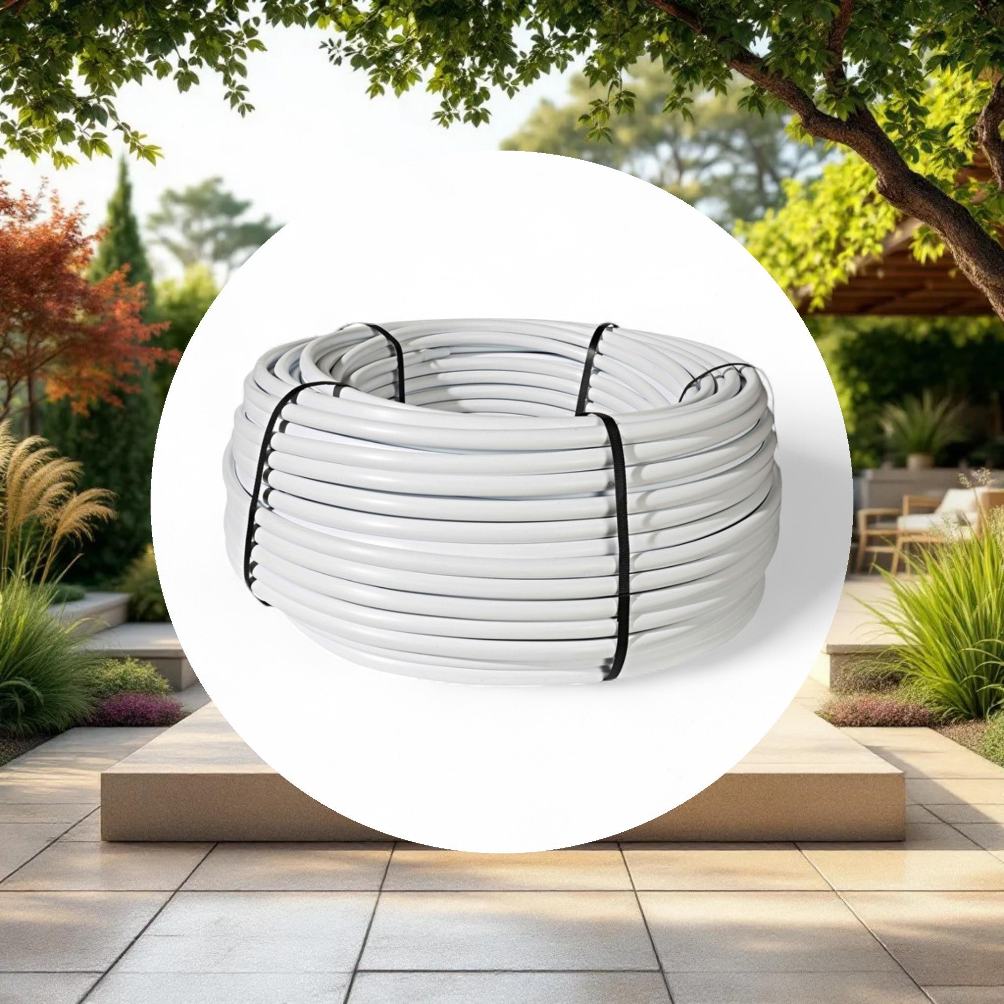 Netafim UV Polyethylene Tubing 17mm (0.56in ID x 0.6in OD) 500ft Roll - Image 4