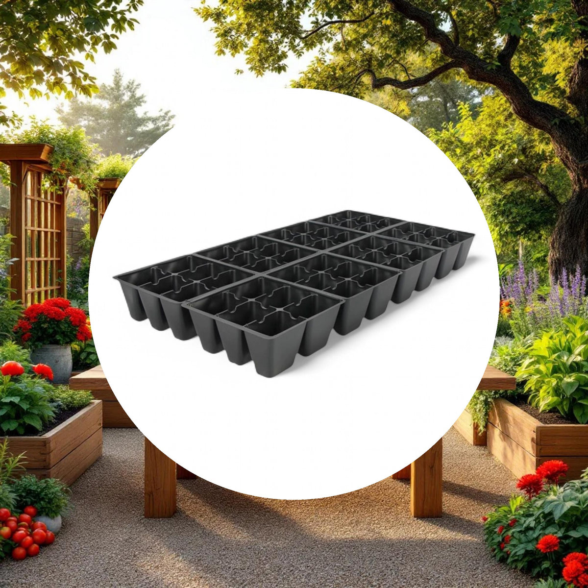 Break-A-Part Seedling Tray 48 Cell (10in x 20in x 2.5in) - Image 5