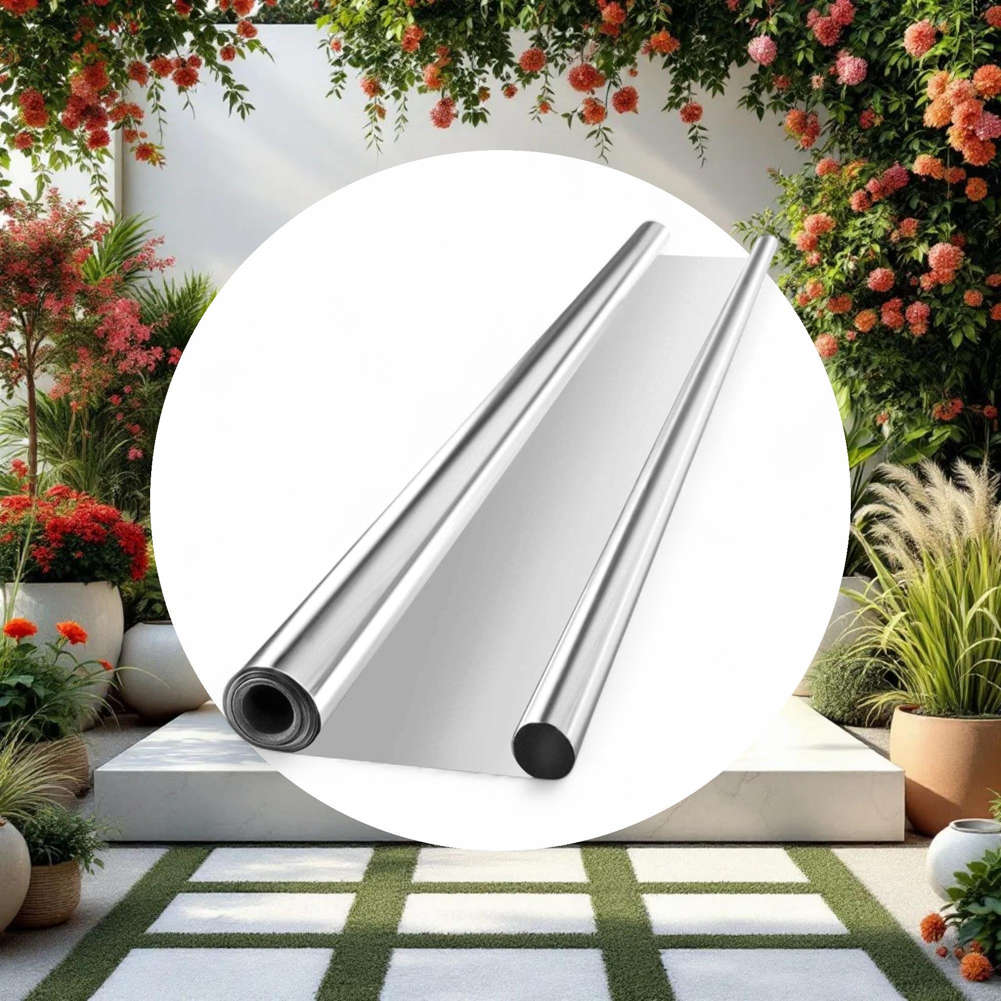 Mylar Reflective Film 2mil 50in x 50ft - Image 2