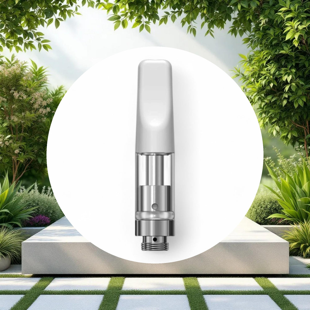 .5ml White Ceramic Cartridge w/ 1.6mm inlet (100-pack) - Image 2