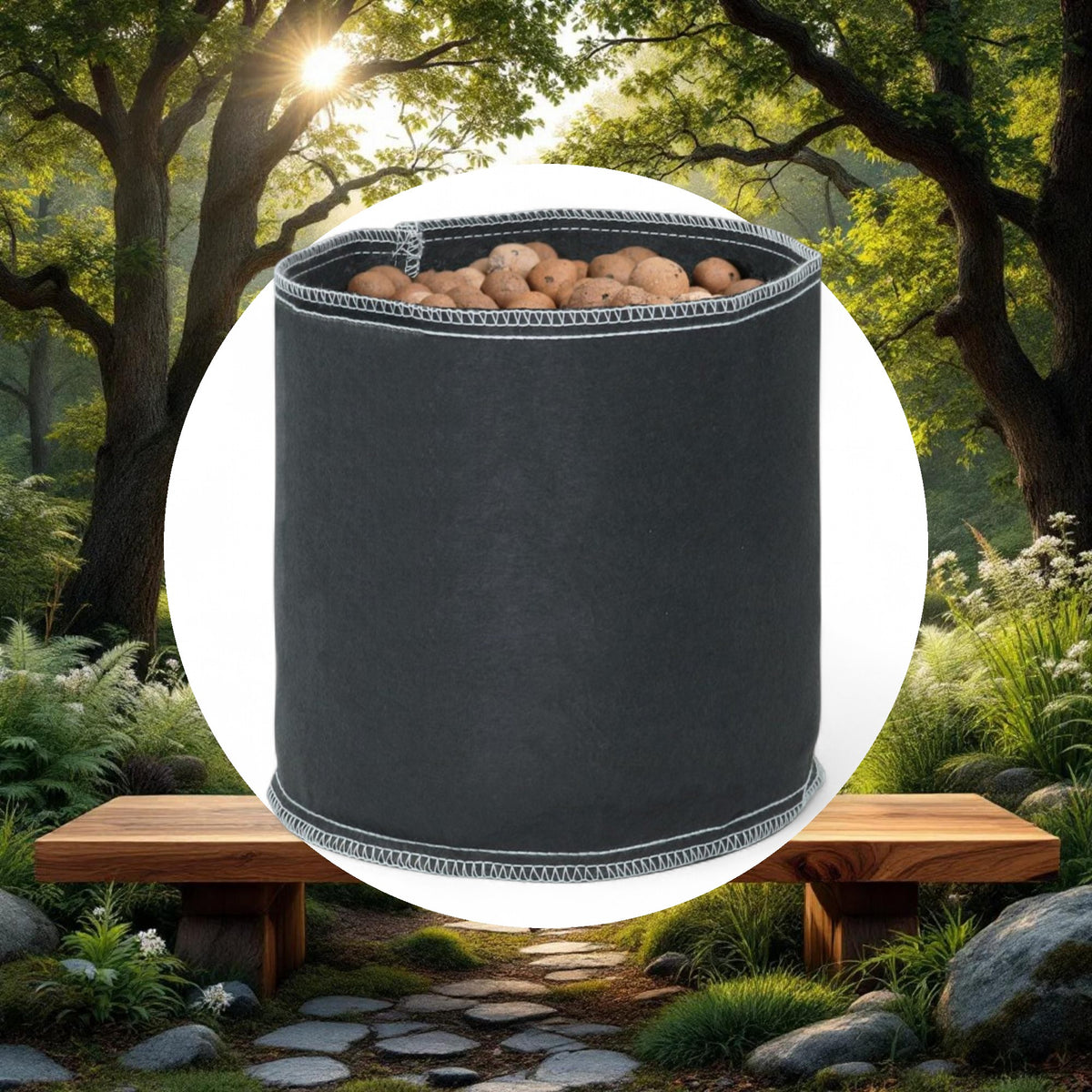 Grow1 Fabric Pot Black 100 Gallon - Image 5