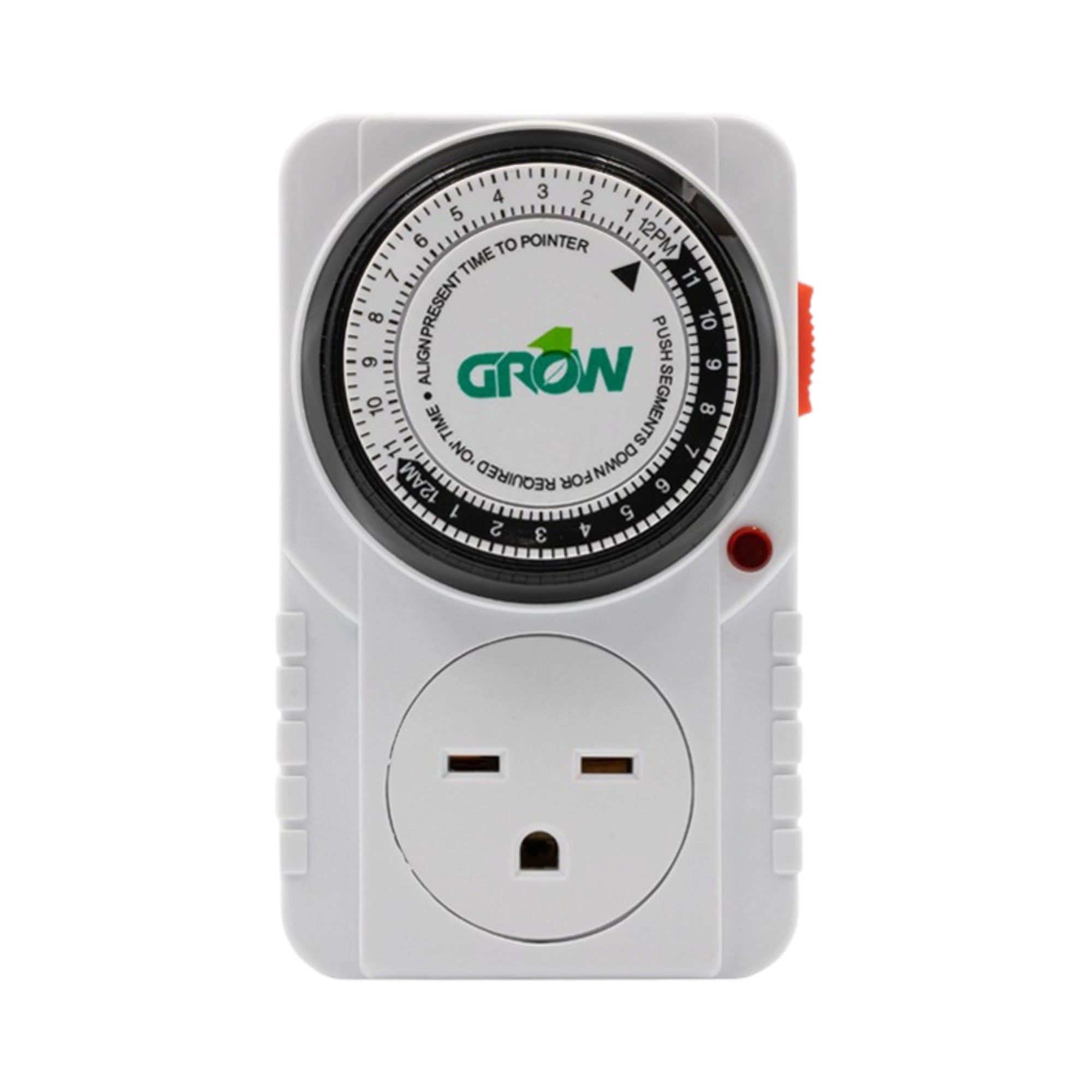 Grow1 240V Single Outlet Mechanical Timer