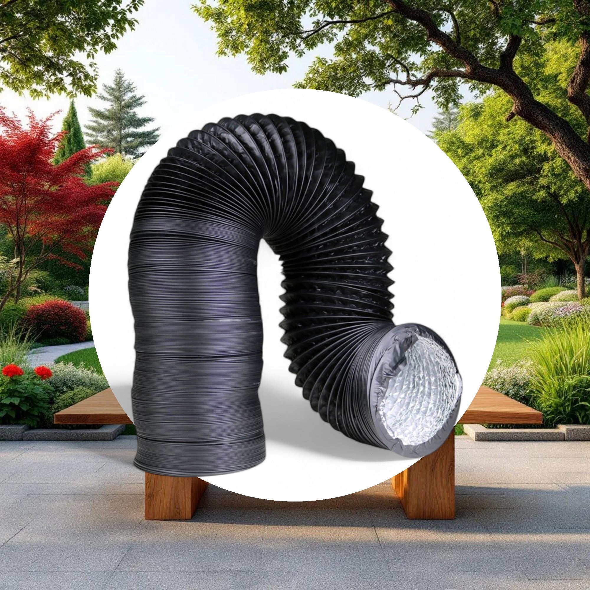Light-Proof Black Duct 8in x 25ft - Image 5