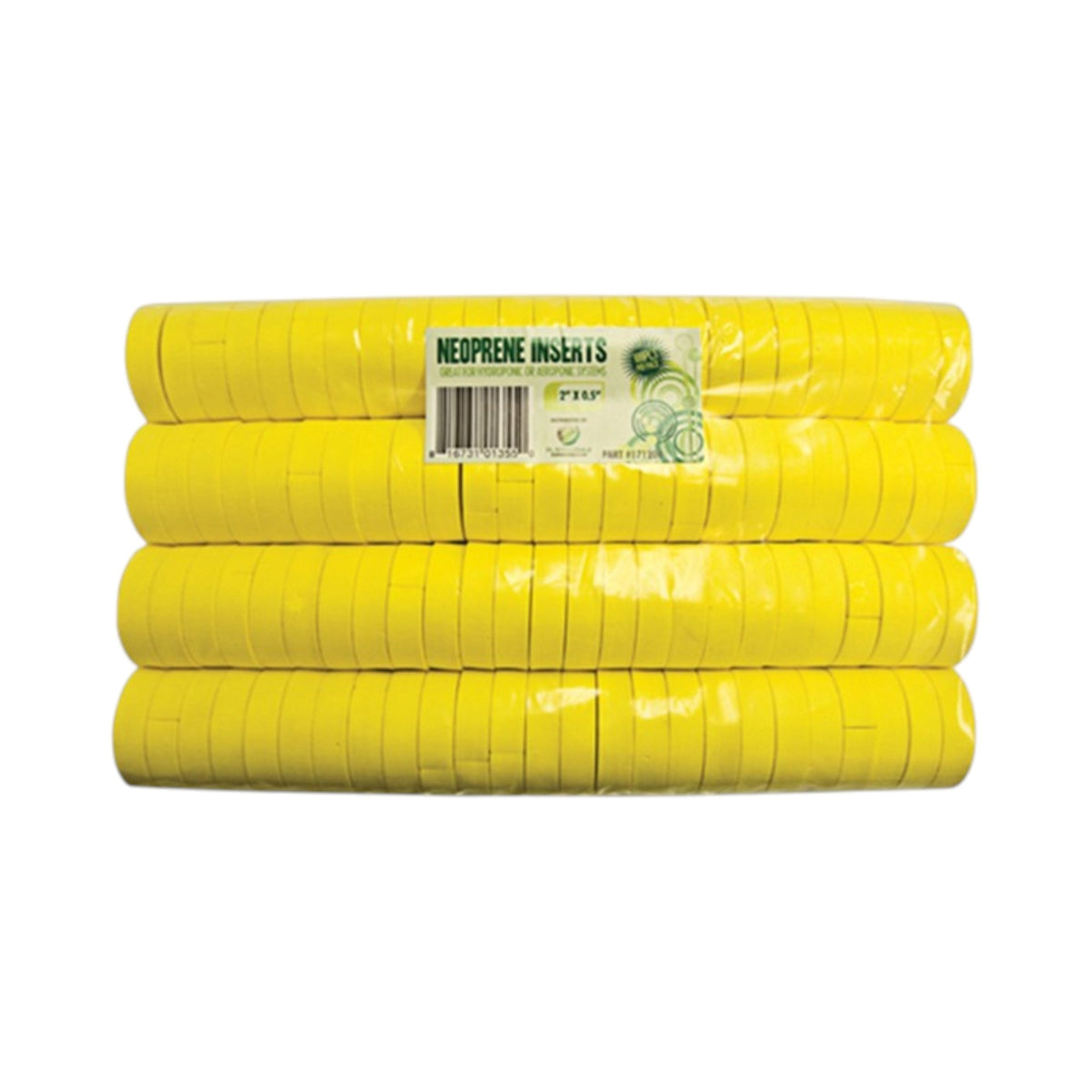 GROW1 Neoprene Inserts Yellow 2in (100pcs/Pack)