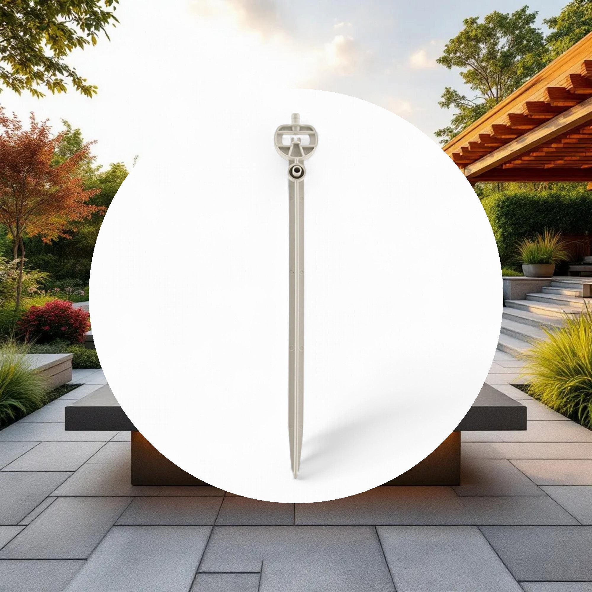 Netafim Pressure Compensating Standard Spray Stake Double Pattern 6.6GPH Grey (50pcs/Bag) - Image 4