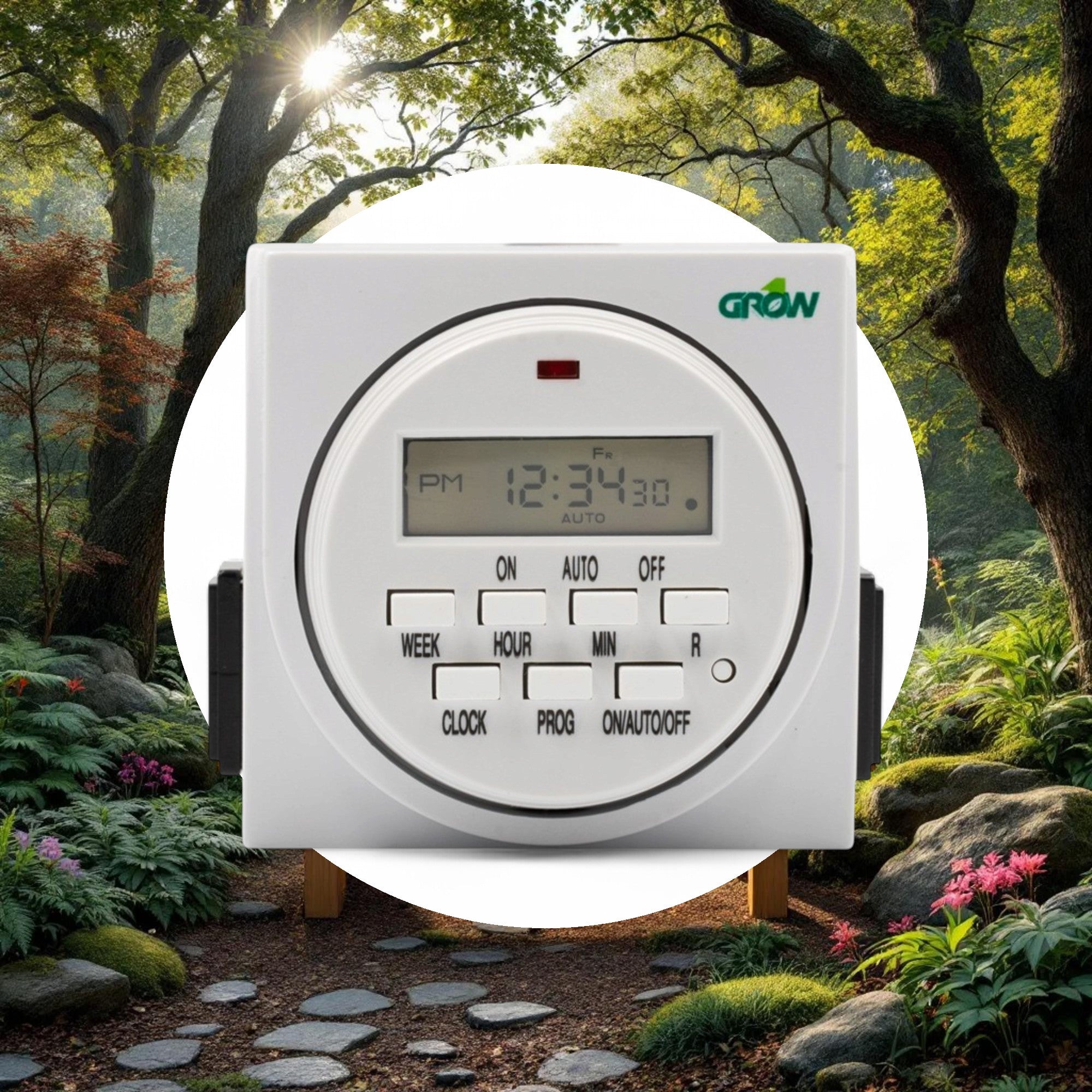 Grow1 120V Dual Outlet Digital Timer - Image 2