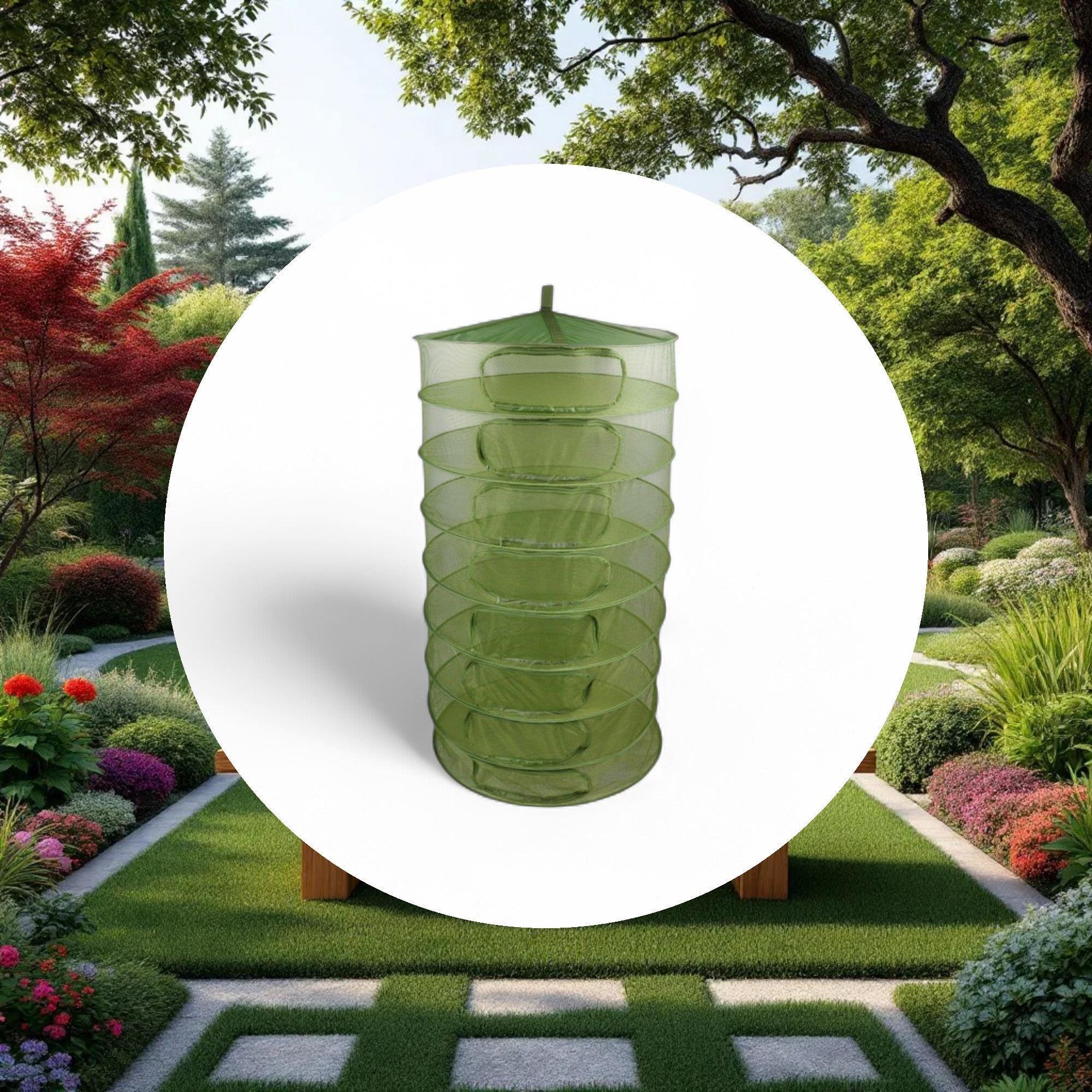 GROW1 3ft Drying Rack w/ Zipper Openings - Image 4