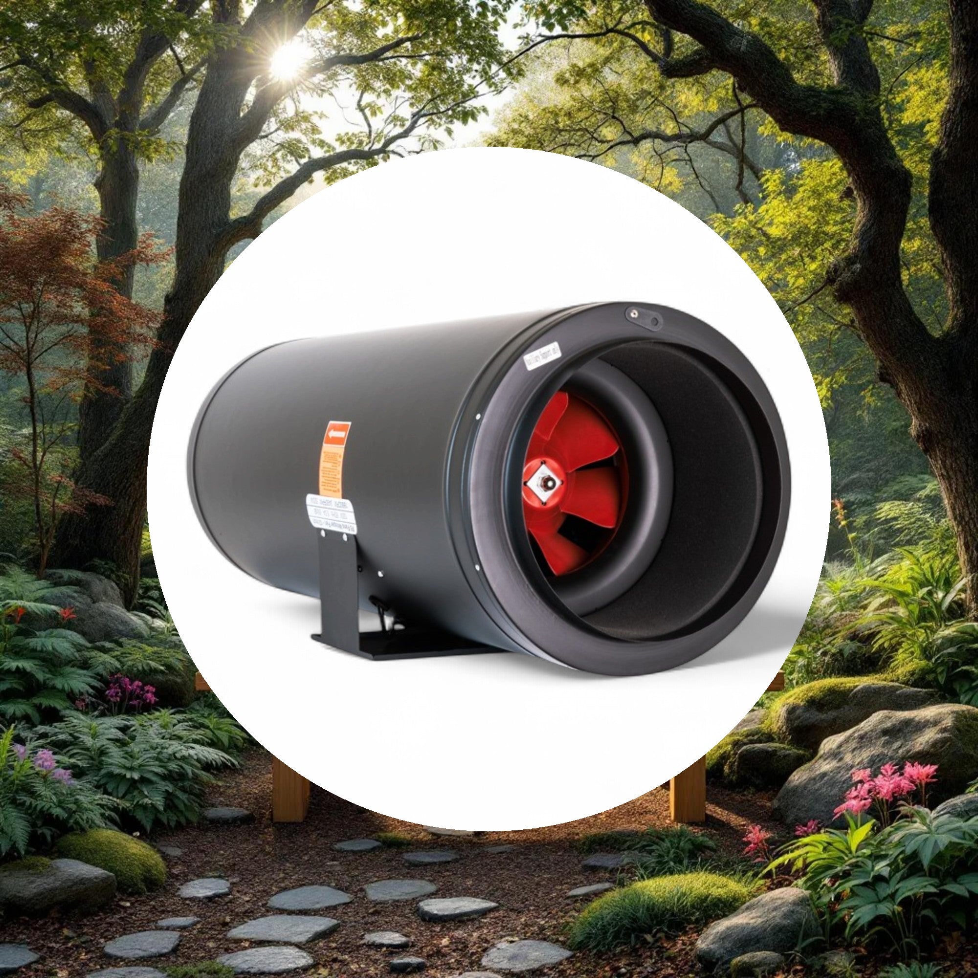 F5 Fans Inline Fan w/ Silencer 12in - Image 5