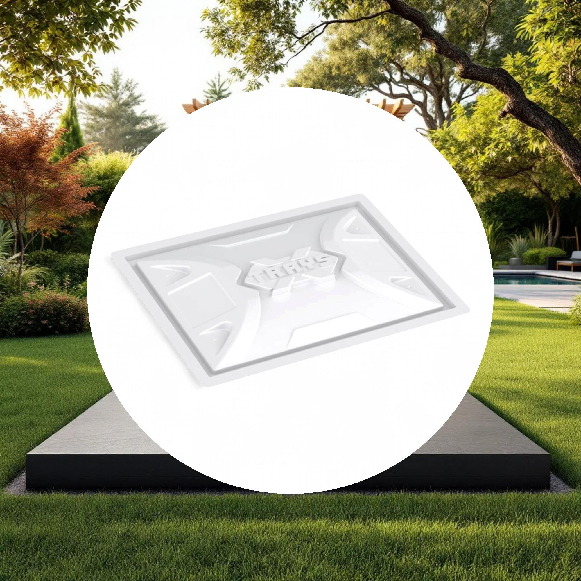 X-Trays Res. Lid 50 Gallon White - Image 4