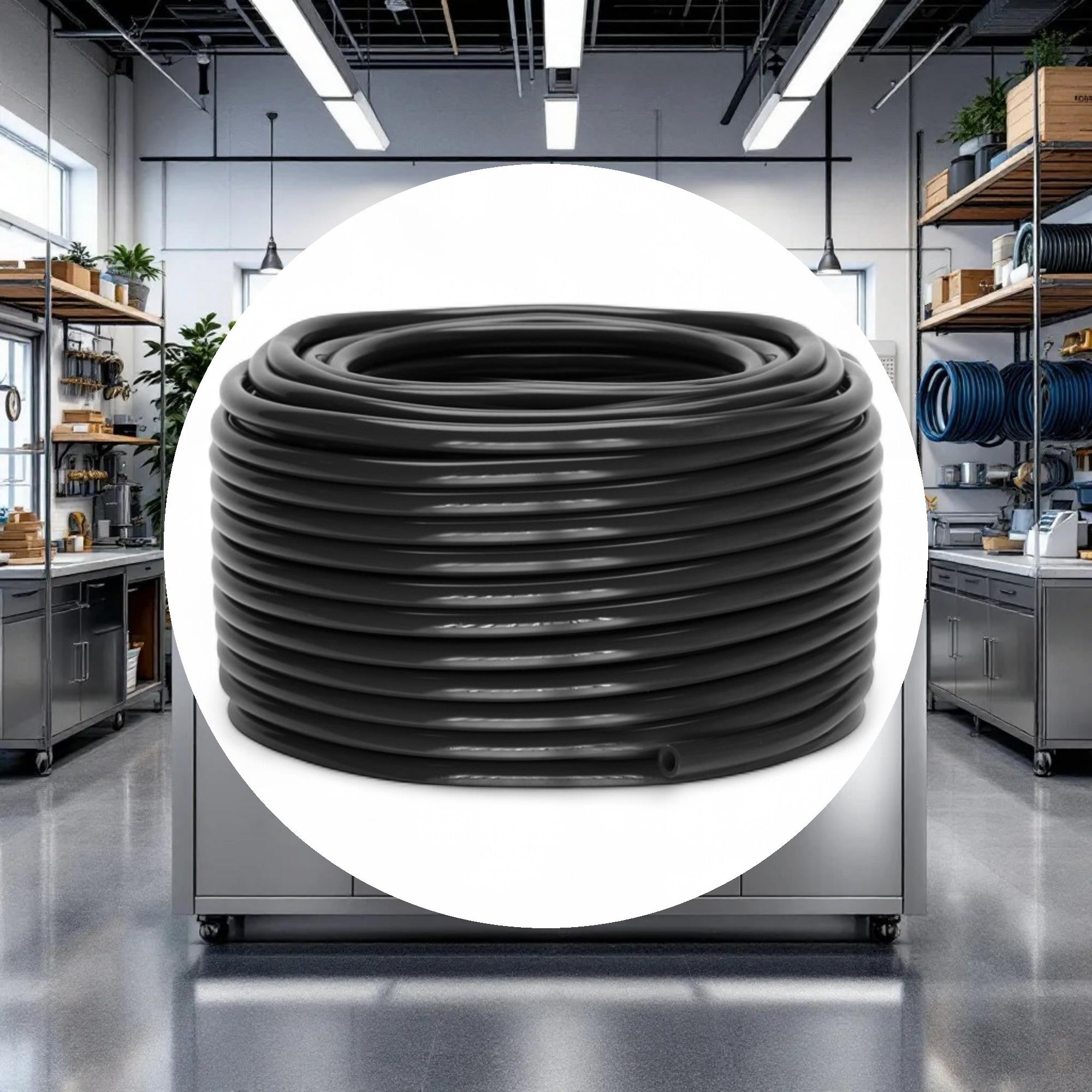 GROW1 Black Vinyl Tubing I.D. 1/2in x 100ft - Image 2