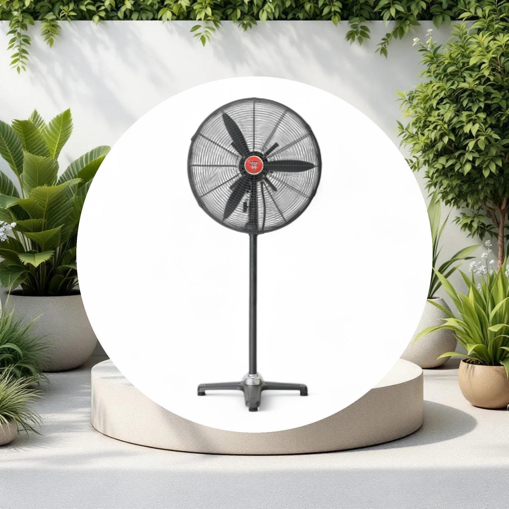 F5 Fans Industrial Oscillating Pedestal Fan 18in - Image 2