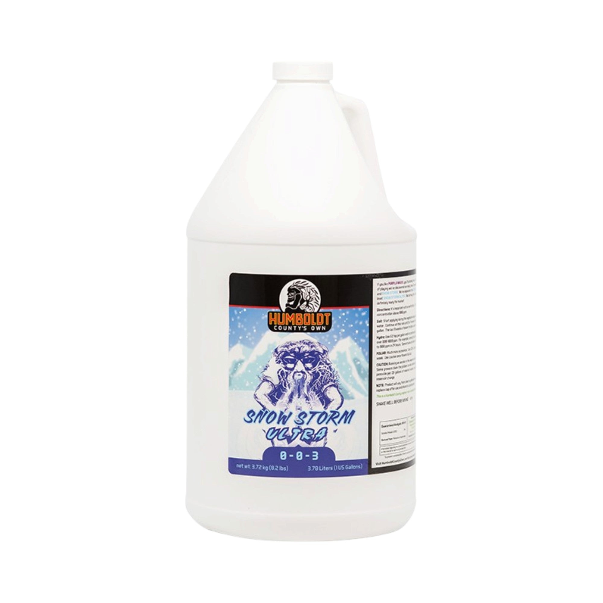 Humboldt County's Own Snow Storm Ultra 1gal