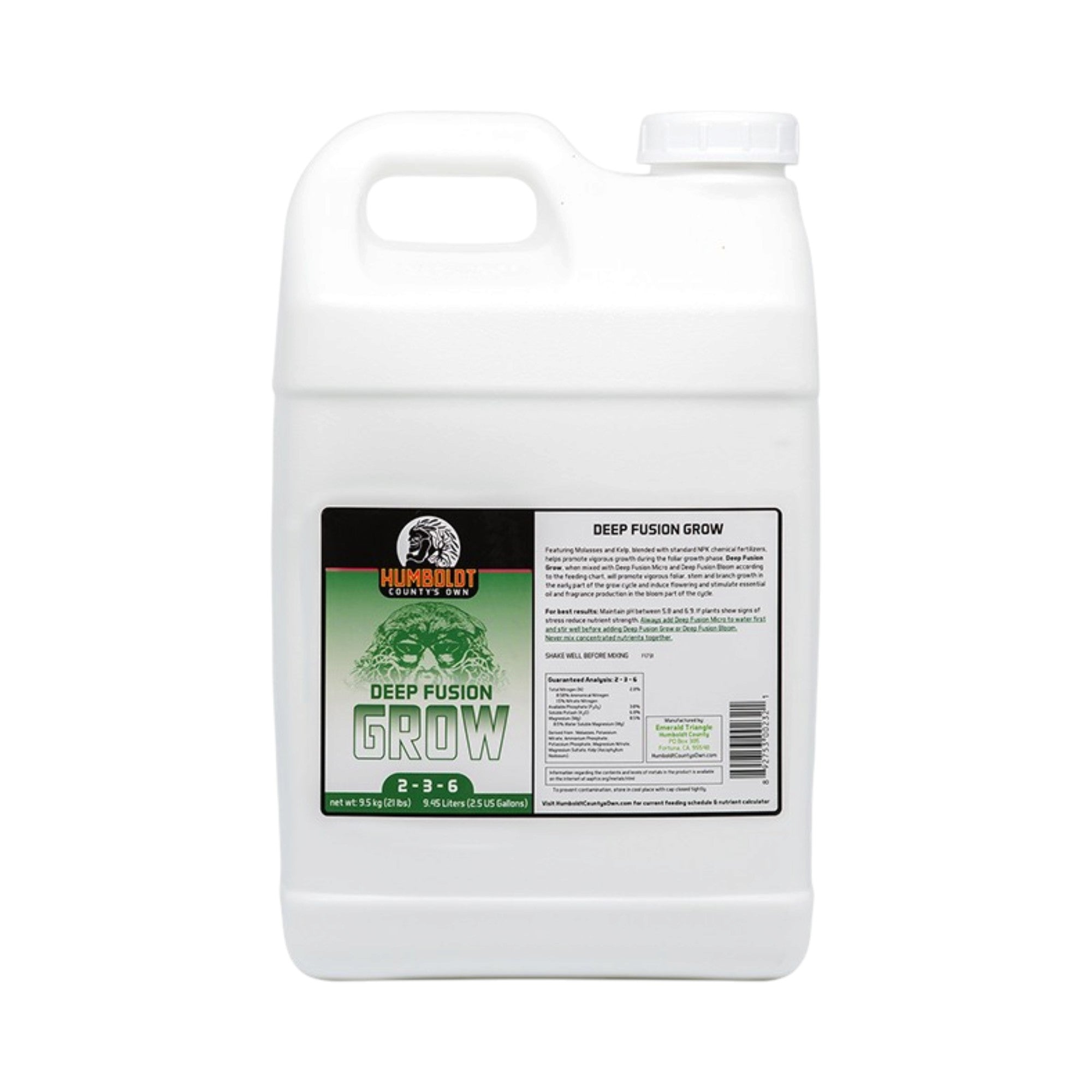 Humboldt County's Own Deep Fusion Grow 2.5gal