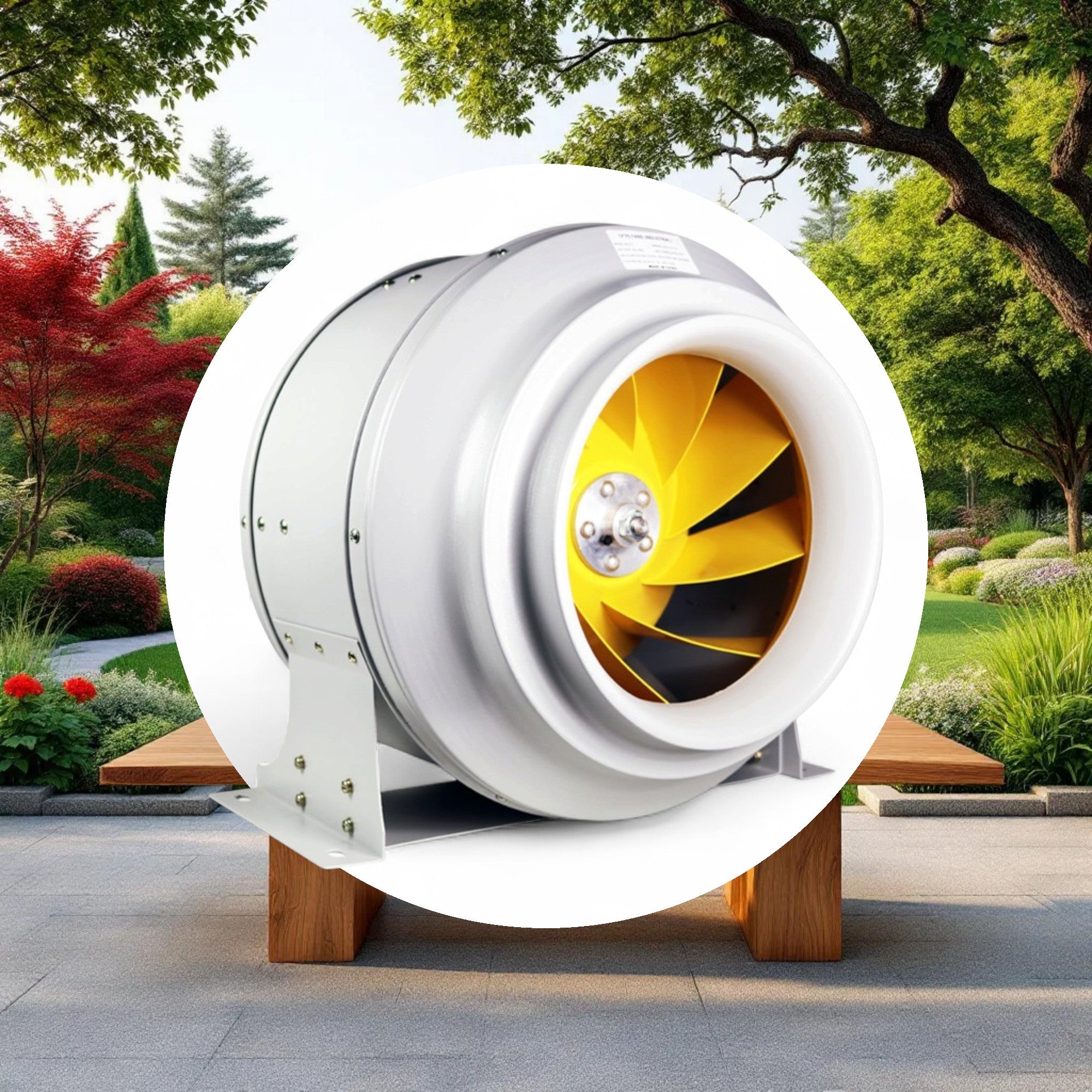 F5 Fans Industrial Inline Fan 12in - Image 4