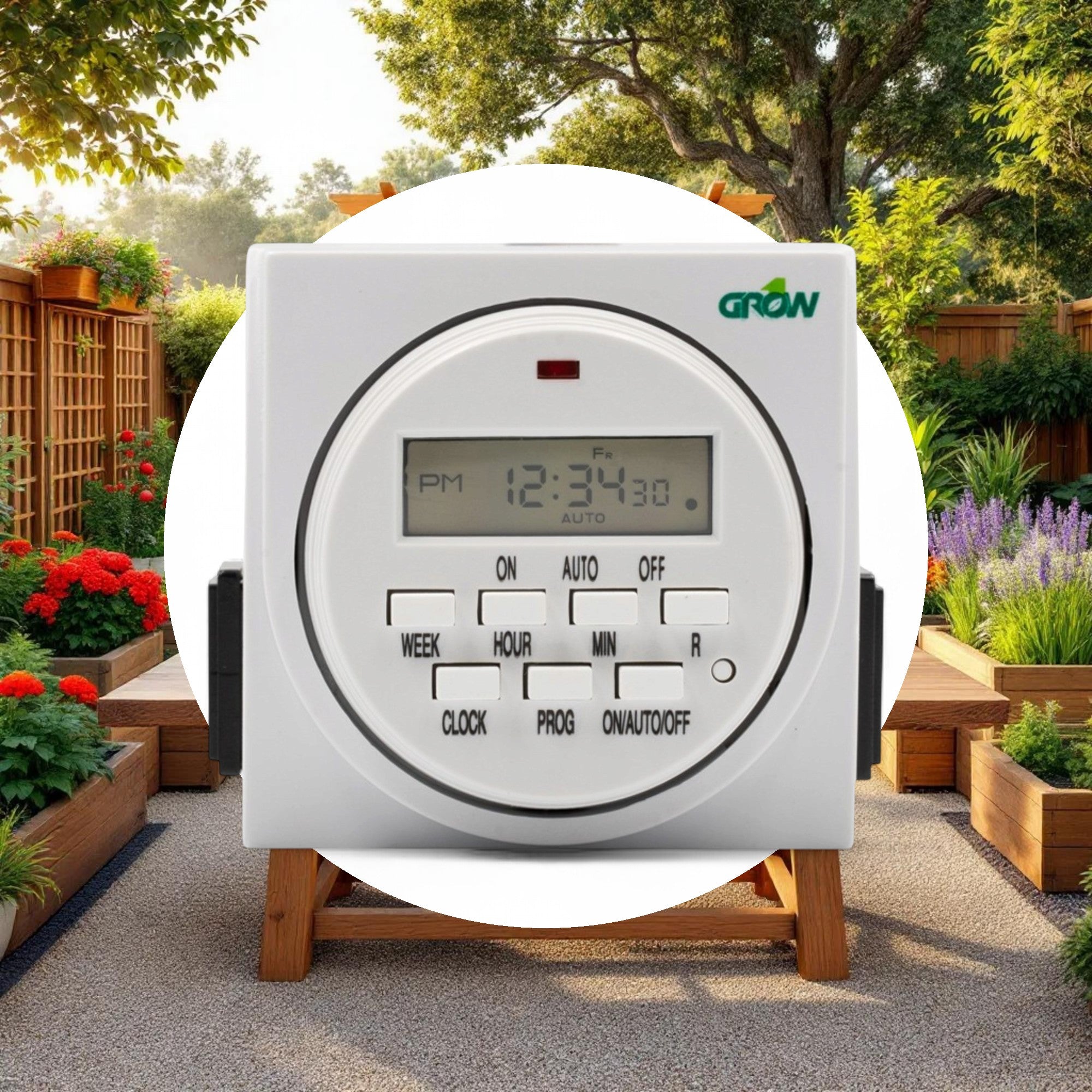 Grow1 120V Dual Outlet Digital Timer - Image 3