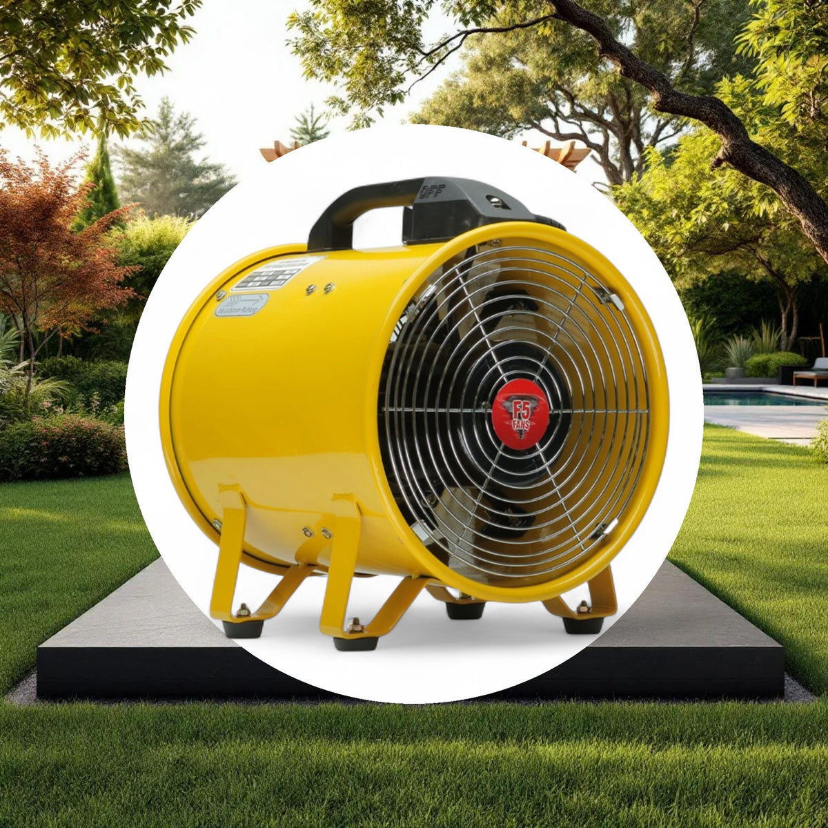 F5 Fans Portable Axial Fan 18in - Image 4