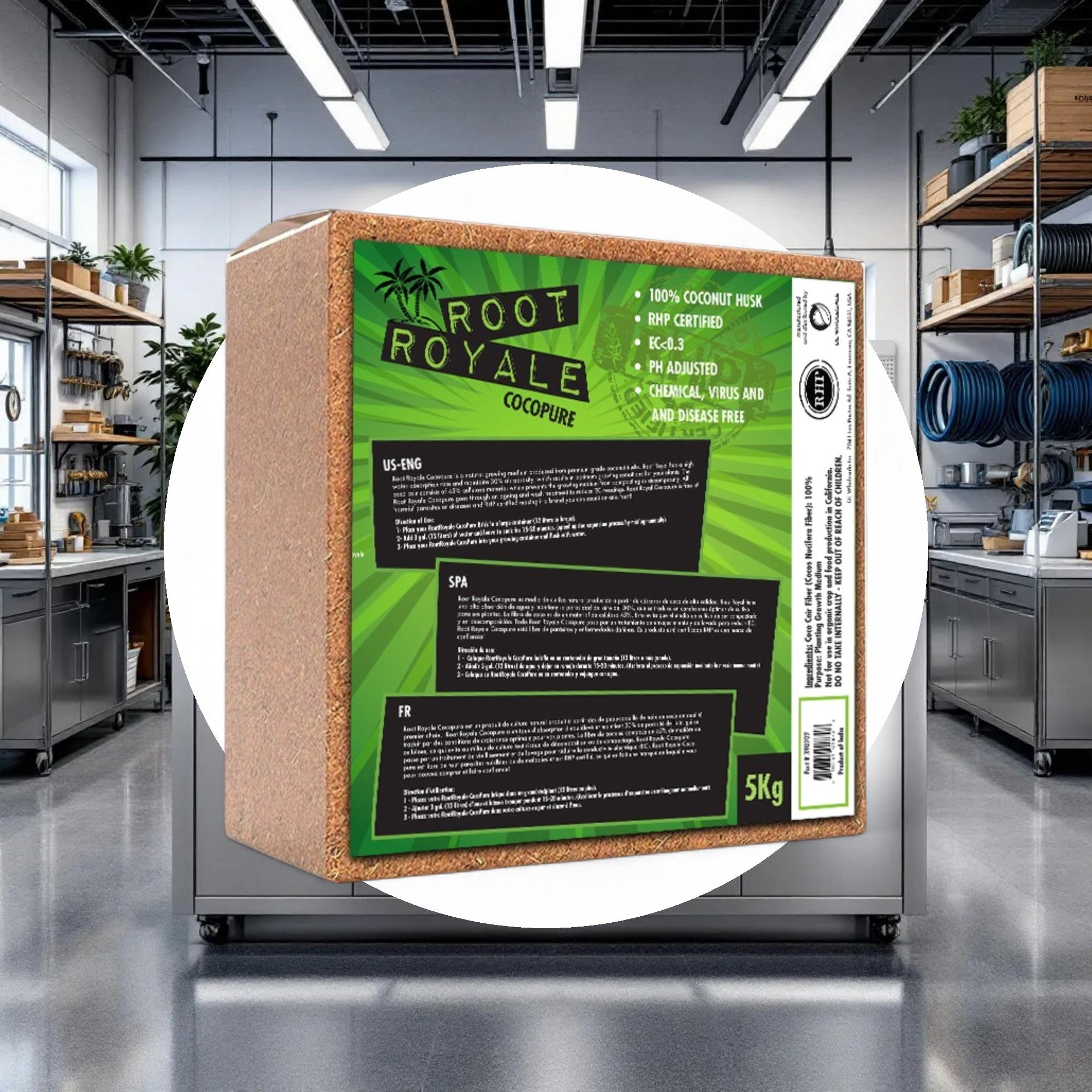 Root Royale Coco Brick RHP Certified 5KG - Image 3