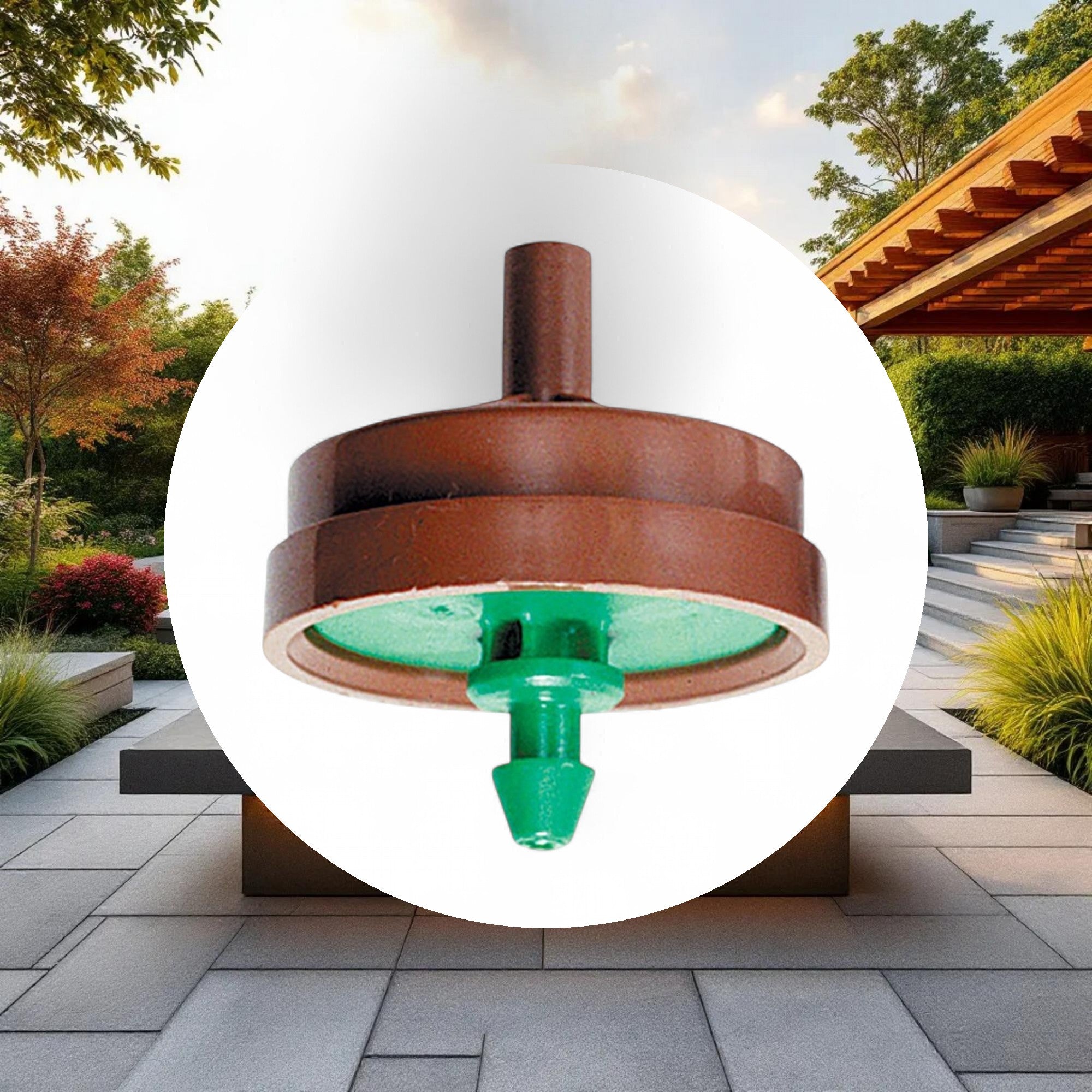 Netafim Woodpecker Pressure Compensating Dripper 2.0GPH Brown/Green (250pcs/Bag) - Image 4