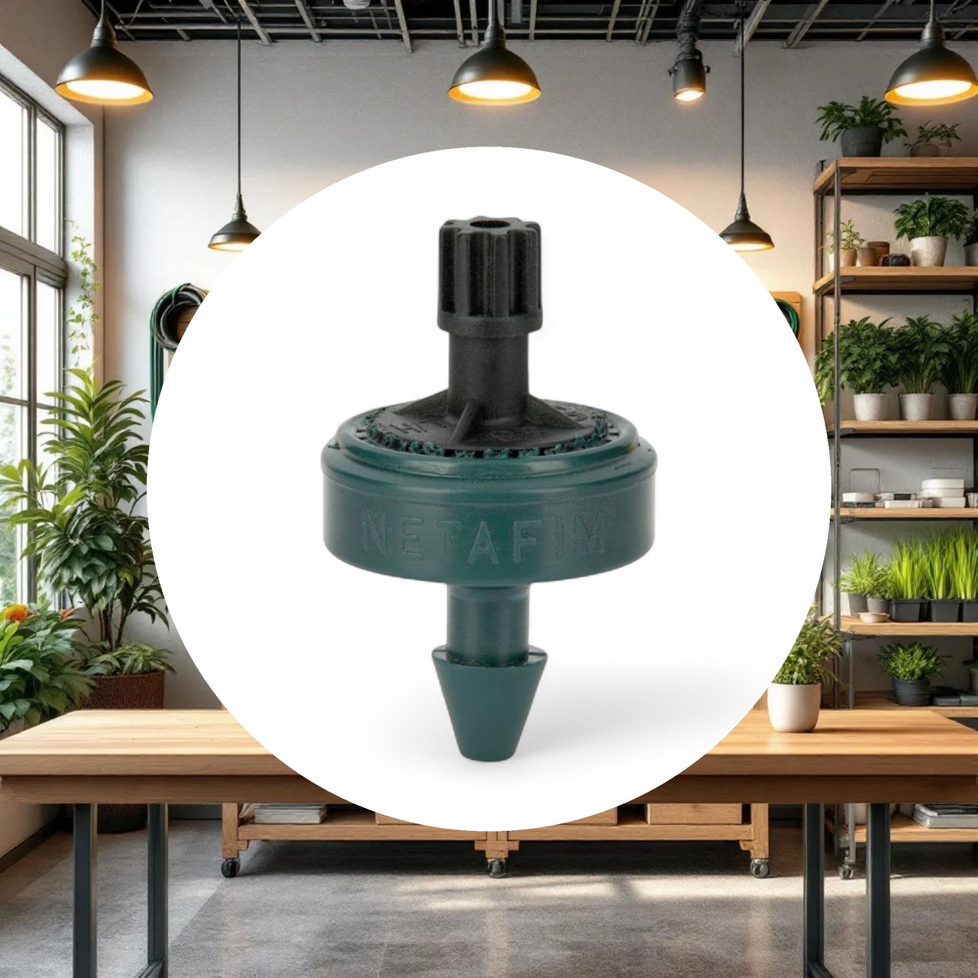 Netafim Woodpecker Pressure Compensating Junior Dripper w/ LCNL 2.0GPH Green (250pcs/Bag) - Image 2