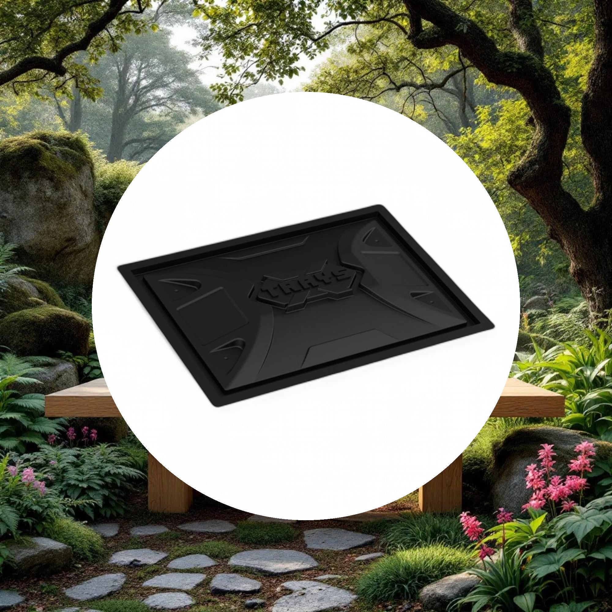 X-Trays Res. Lid 50 Gallon Black - Image 5
