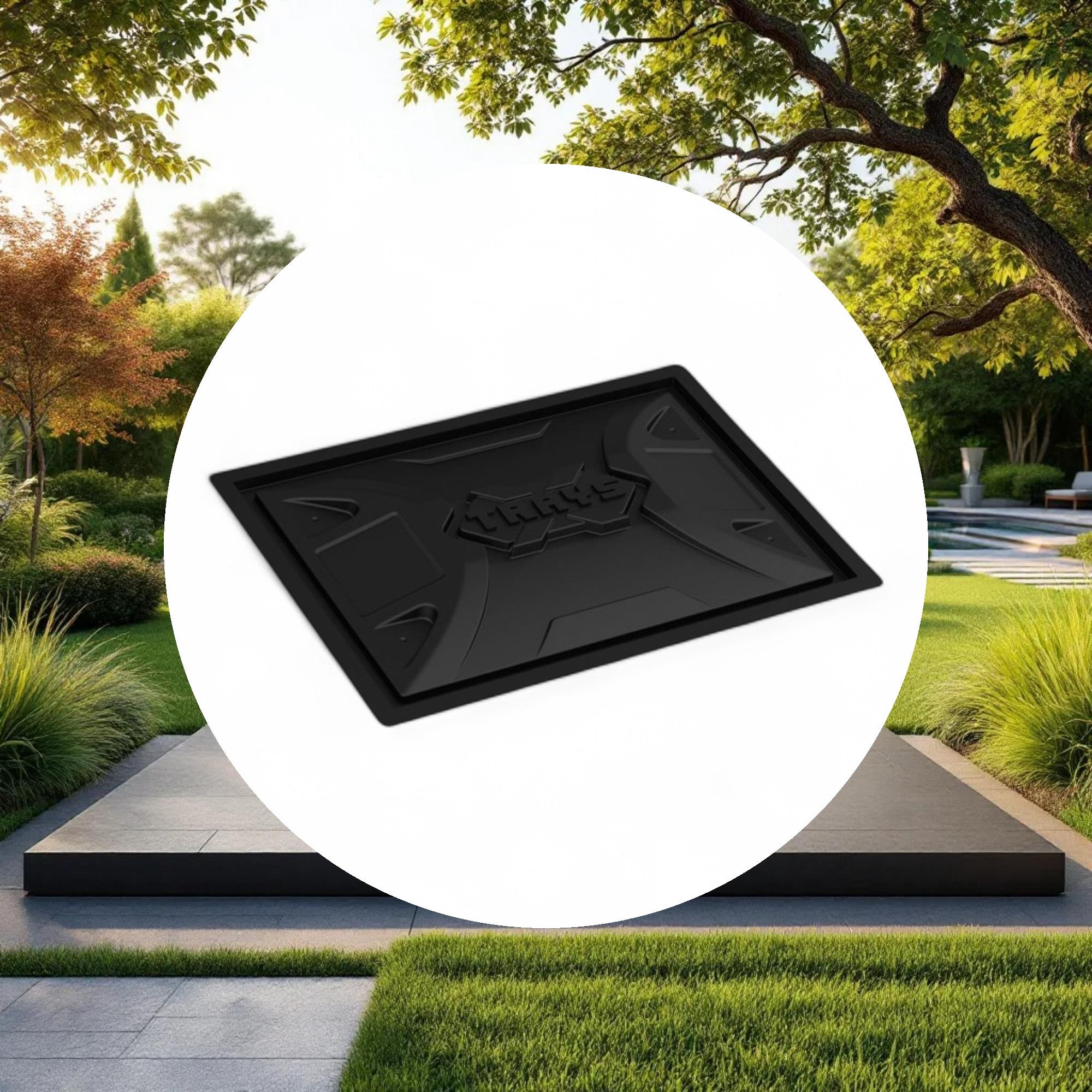 X-Trays Res. Lid 50 Gallon Black - Image 4
