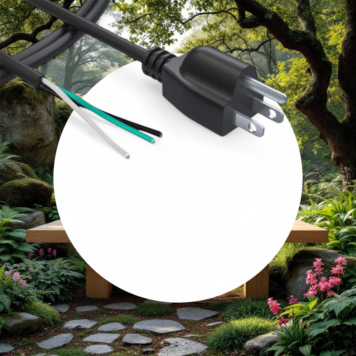 8' Grow1 DIY 16 Gauge 120V Electric Cord - Image 5