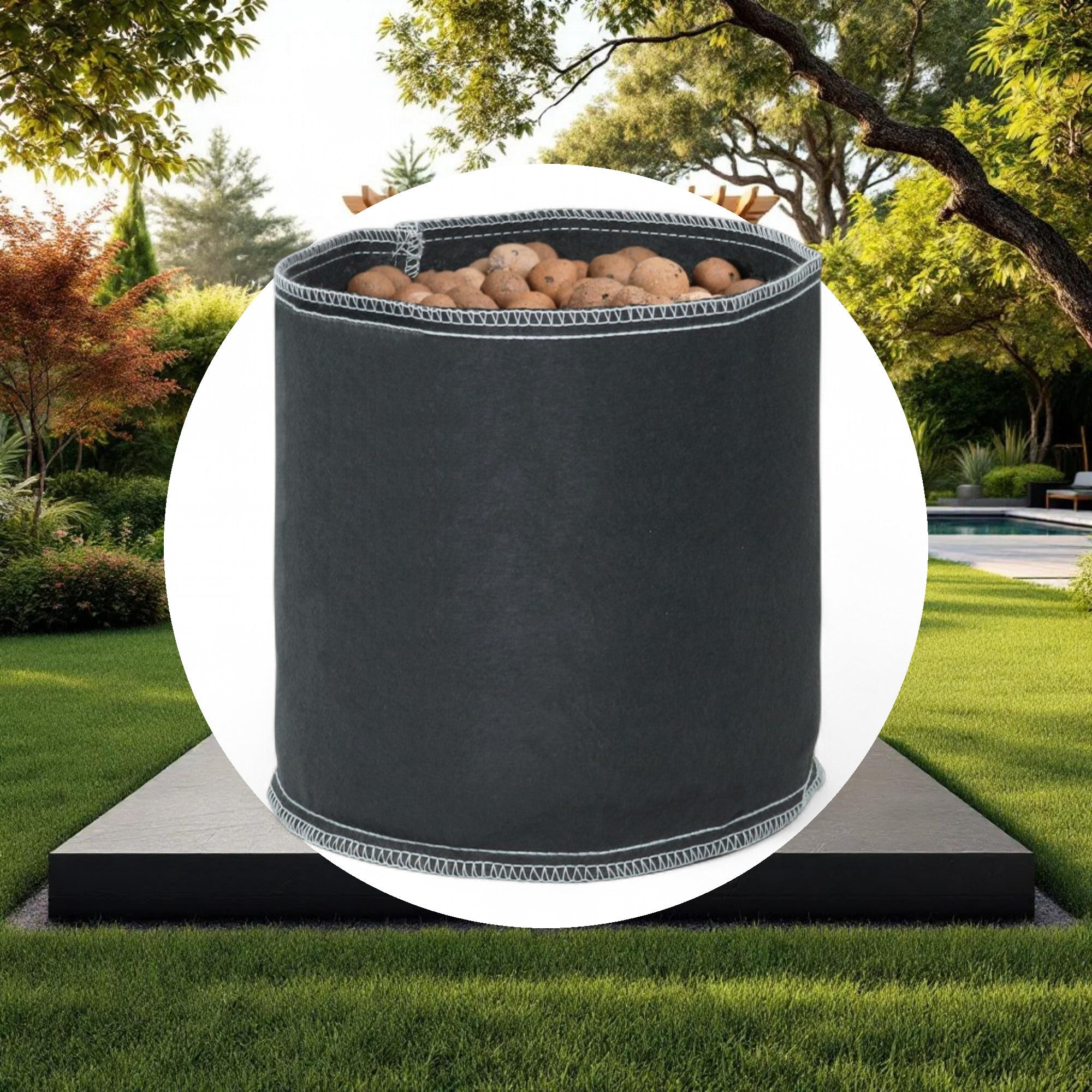 Grow1 Fabric Pot Black 500 Gallon - Image 4