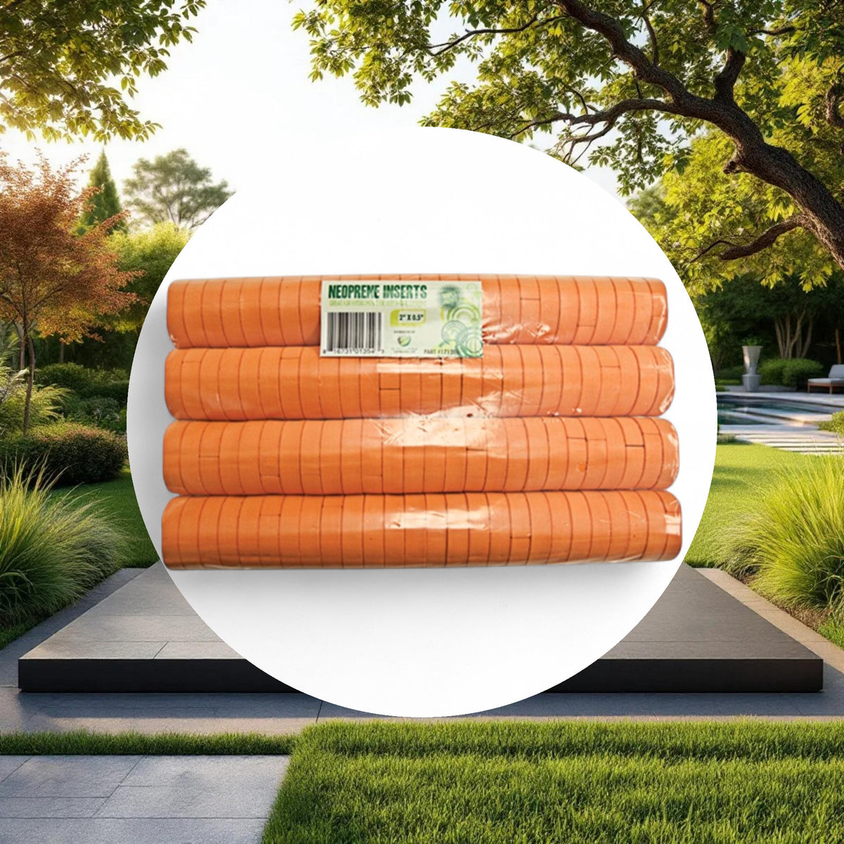 GROW1 Neoprene Inserts Orange 2in (100pcs/Pack) - Image 4