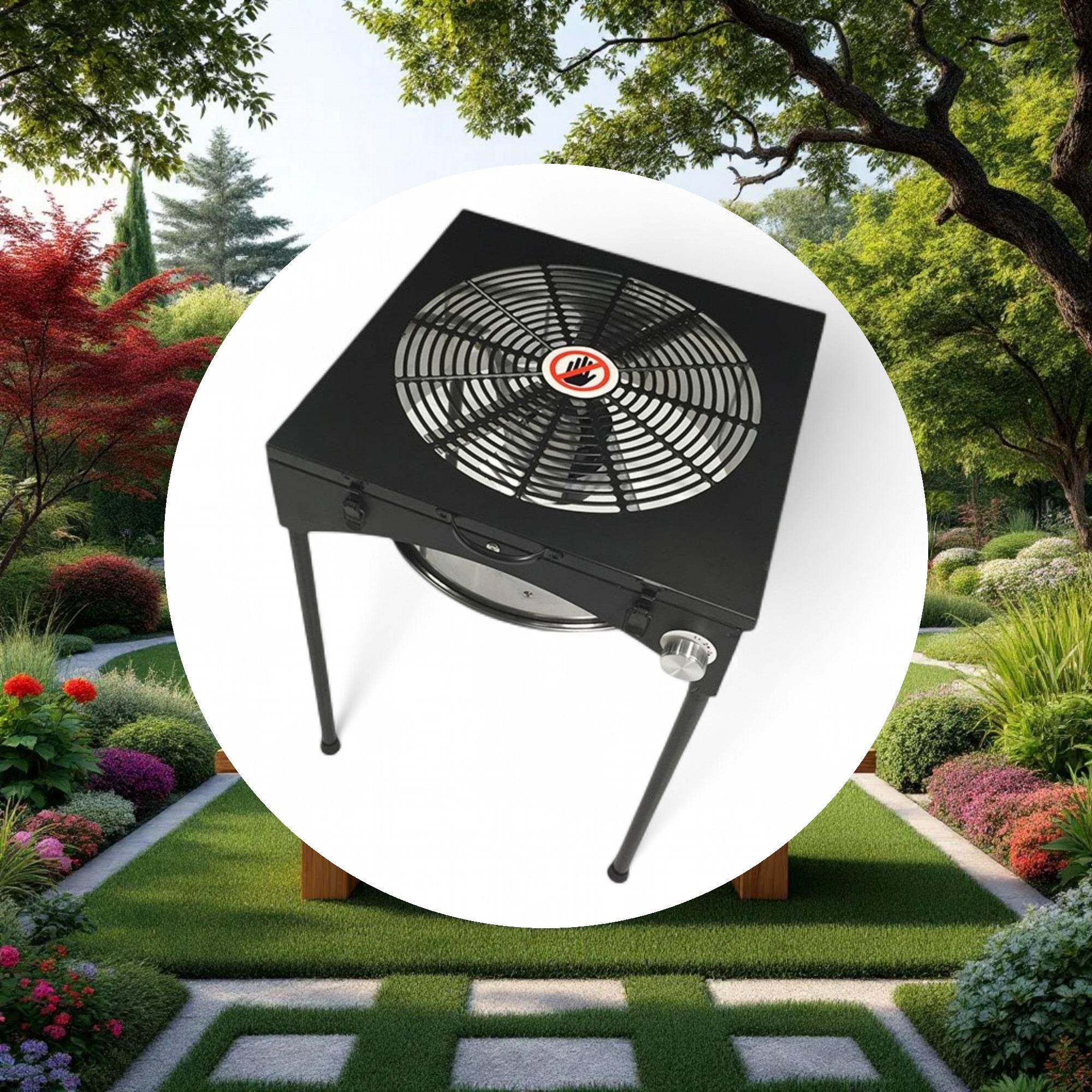 18" TableTop Stand Motor Driven Trimmer - Image 4