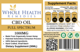 CBD – (TINCTURE) 1000mg & 2000mg