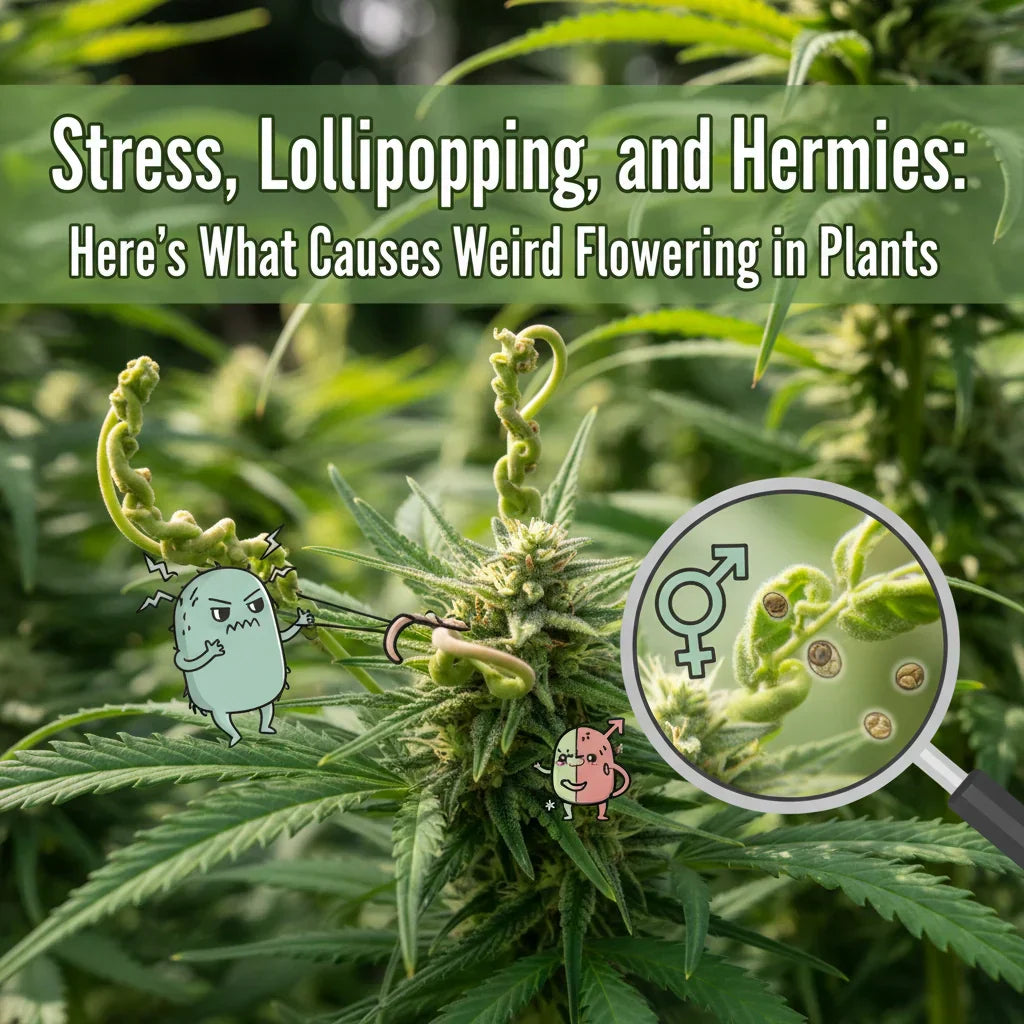 Stress, Lollipopping, and Hermies: Here's What Causes Weird Flowering in Plants