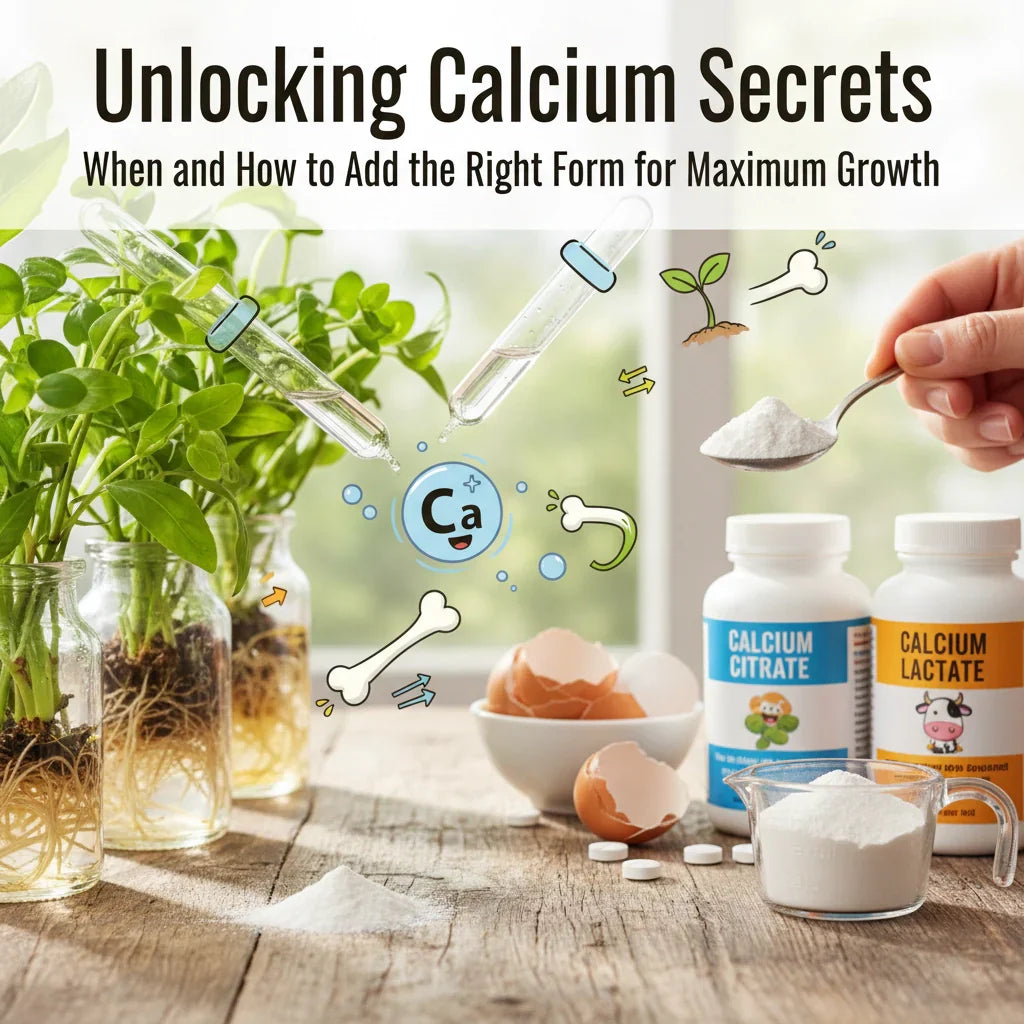 Unlocking Calcium Secrets: When and How to Add the Right Form for Maximum Growth